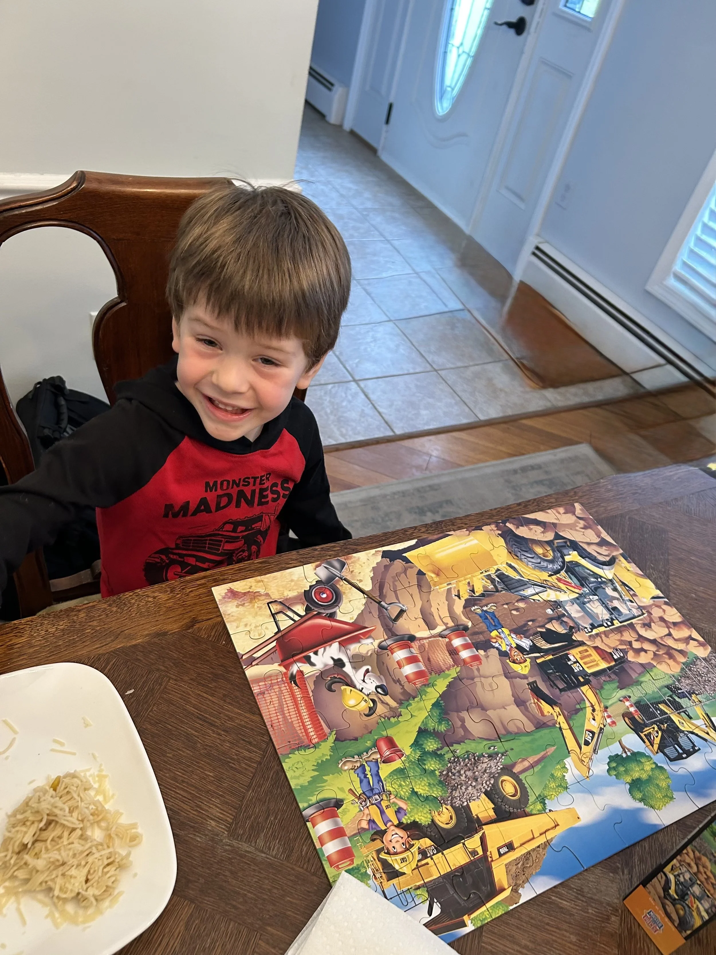 boy puzzle simple fun