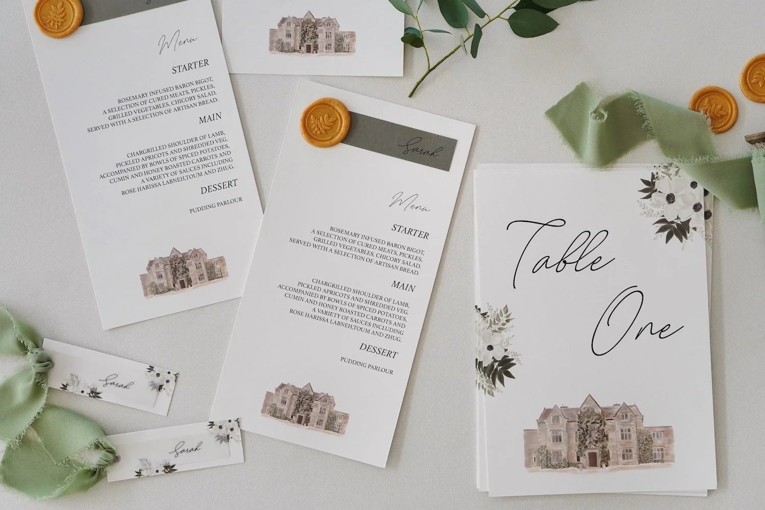 Hyde-House-Menus-Place-Cards-Wax-Green-Watercolour-Wedding-Stationery-1.JPG