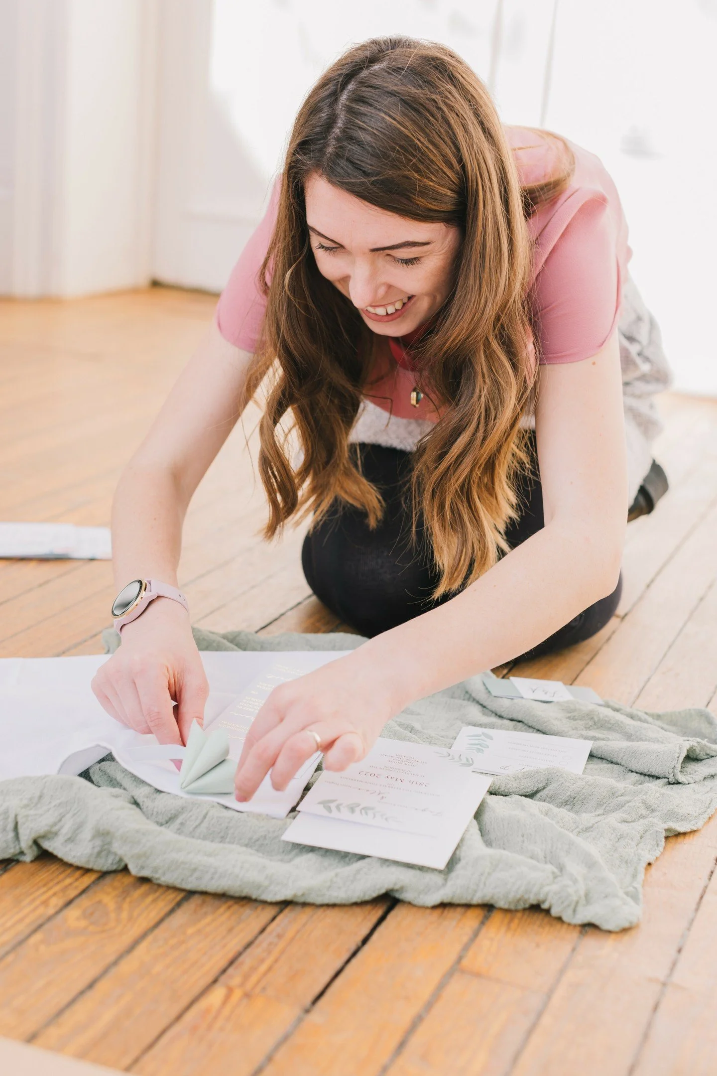 I don&rsquo;t just design stationery - I get emotionally attached. I&rsquo;m also very, very hands-on. And honestly, I think that&rsquo;s why my couples like working with me! 

I&rsquo;m involved in every part of the process. It&rsquo;s just me behin