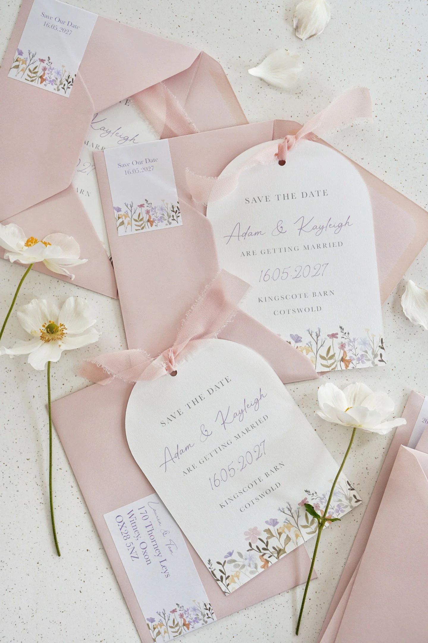 The one thing I tell every couple: get your save the dates out early 🌸
And I mean it. If there's one piece of stationery that genuinely changes how smoothly your wedding planning goes, it's this one. Your guests need time &mdash; to book time off wo