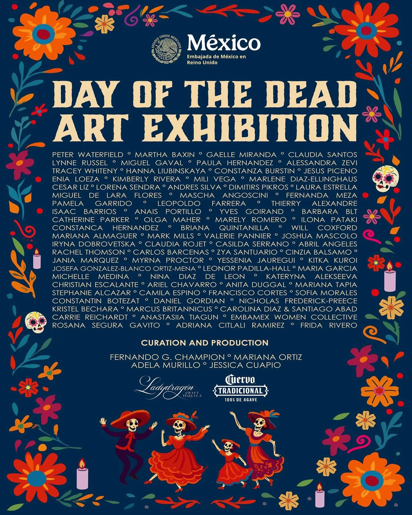 &ldquo;Day of the Dead&rdquo; Art Exhibition is happening this Friday 7th and Friday 14th of November in London, come visit!  I am honoured to be part of a great lineup of artists . 

Please let me know should you wish to attend so I can send you a l