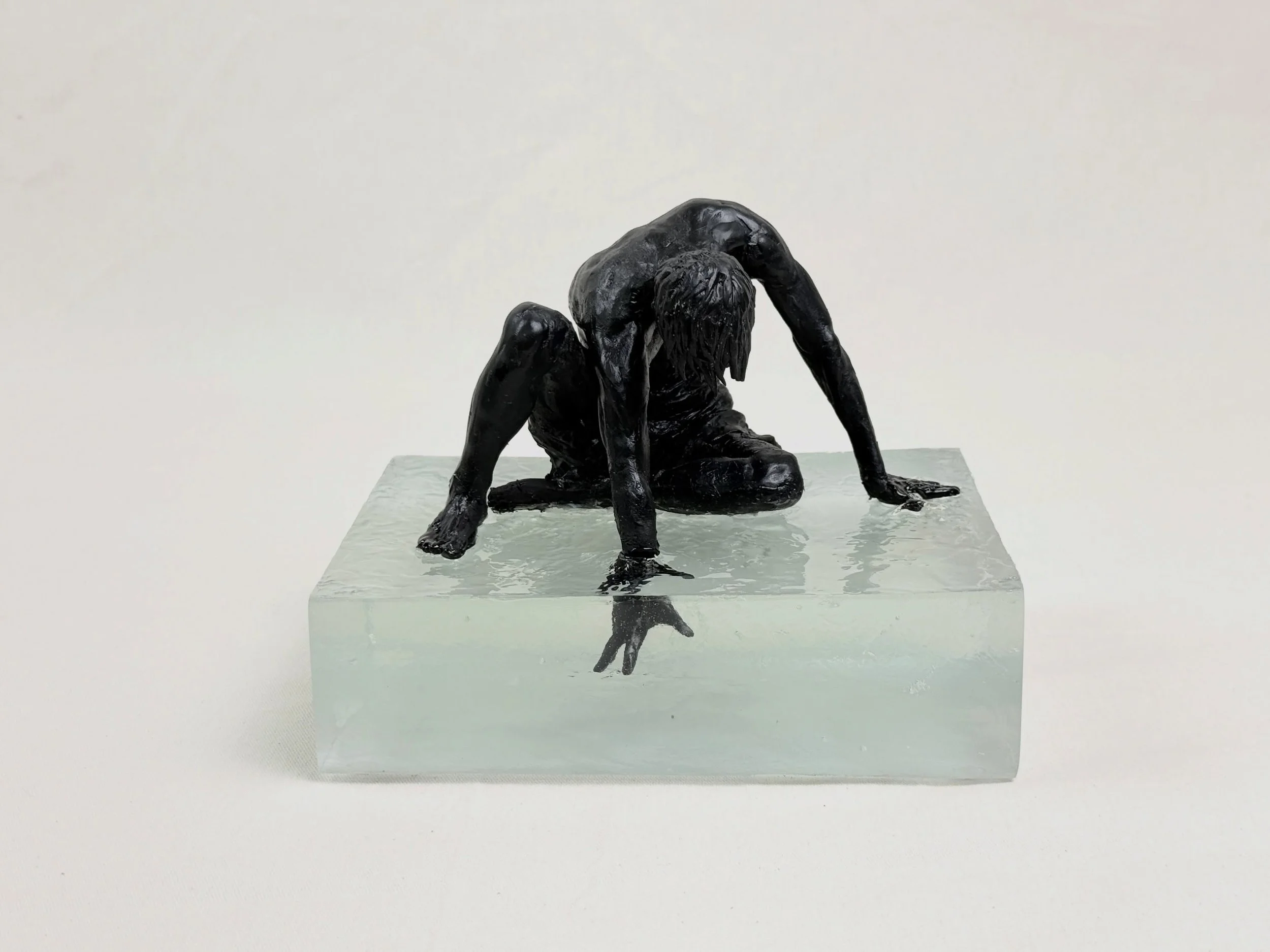 &lsquo;Sunken Hopes&rsquo; , clear resin and polymer clay, 2025. 

22 &times; 15 &times; 20 cms. 

Selected for the 2025 Christmas Open Exhibition at the St. Ives Society of Artists @stivessociety , St Ives, Cornwall, UK.

Please send me a Direct Mes