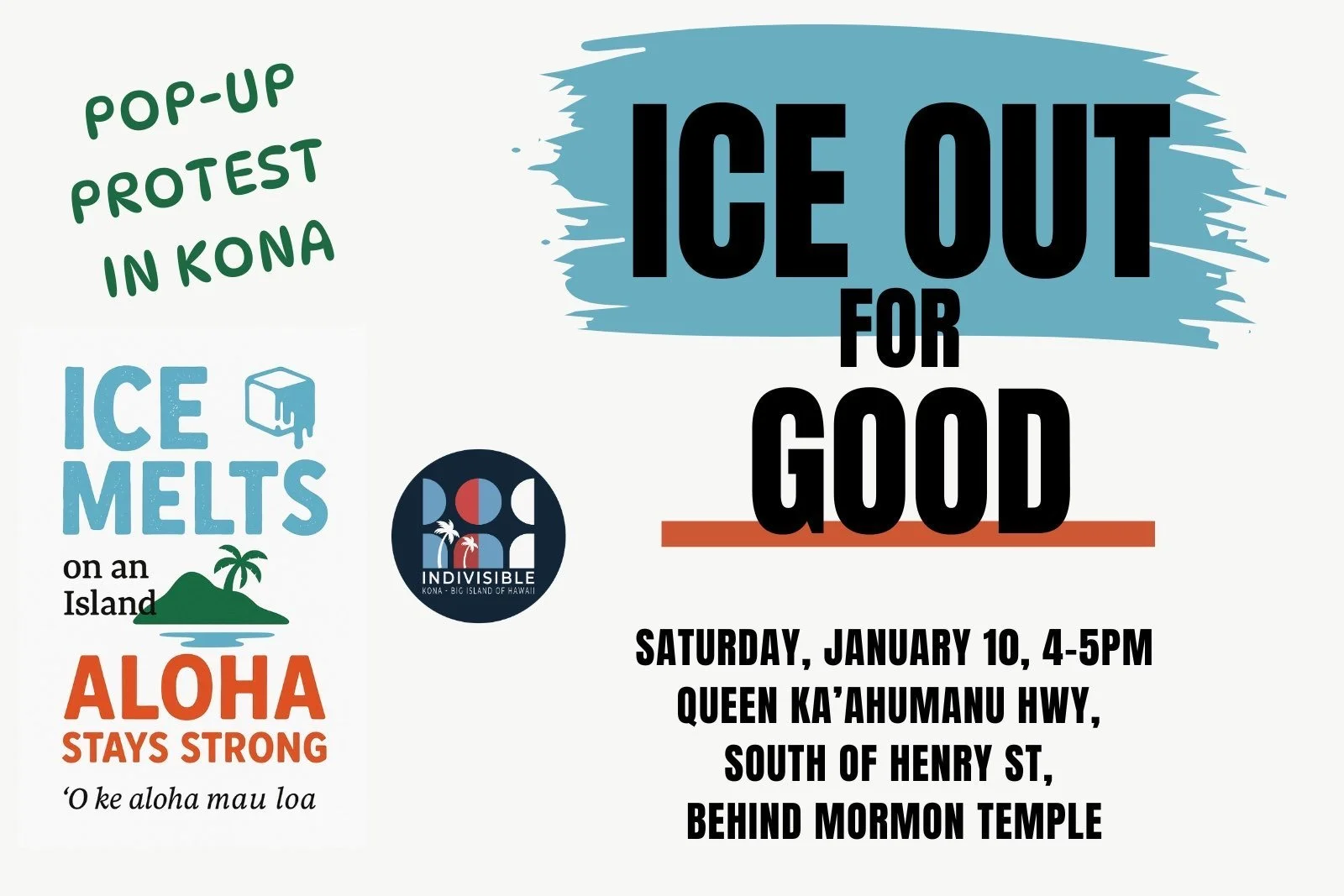 Pop-Up Protest: ICE OUT FOR GOOD