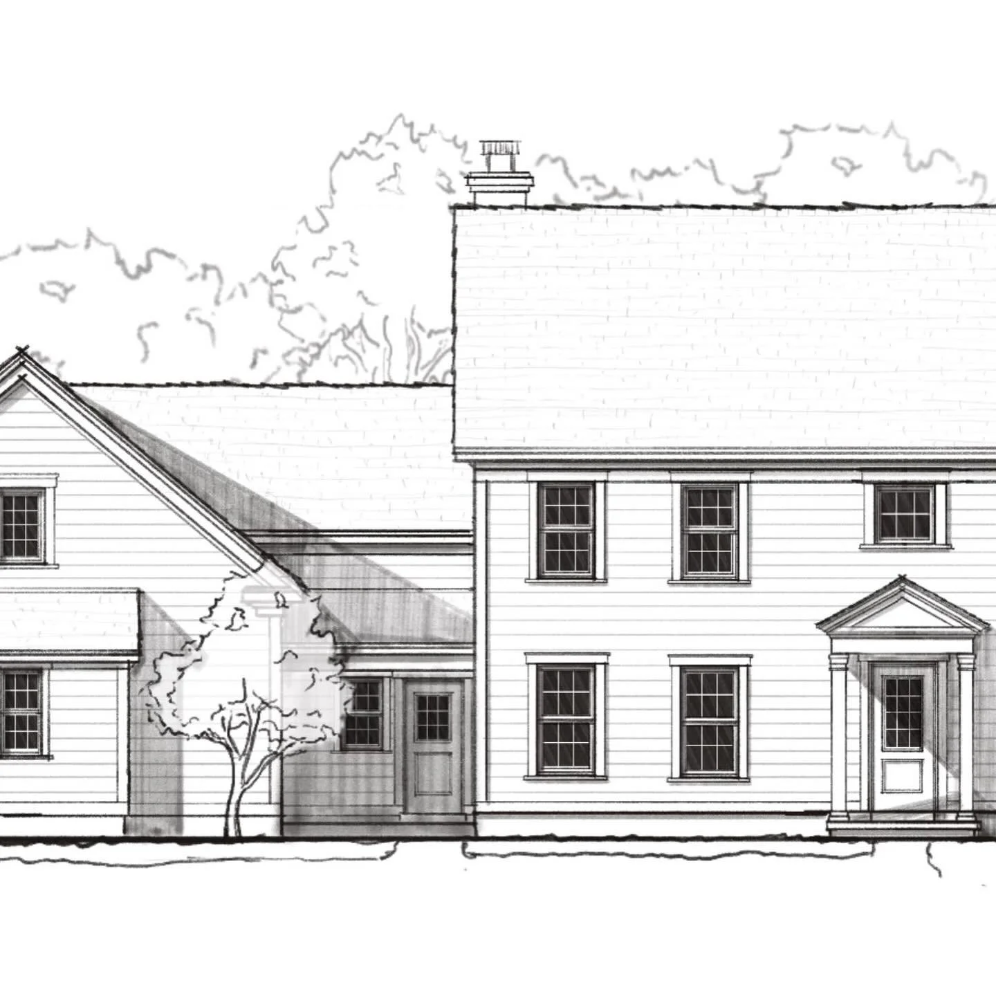 Elegance doesn&rsquo;t require excess. Proportion, restraint, and well-placed detail often speak louder than high-end material alone. 
Introducing our Bear River Colonial. Simple massing, disciplined symmetry, and intentional detailing.
#traditionala