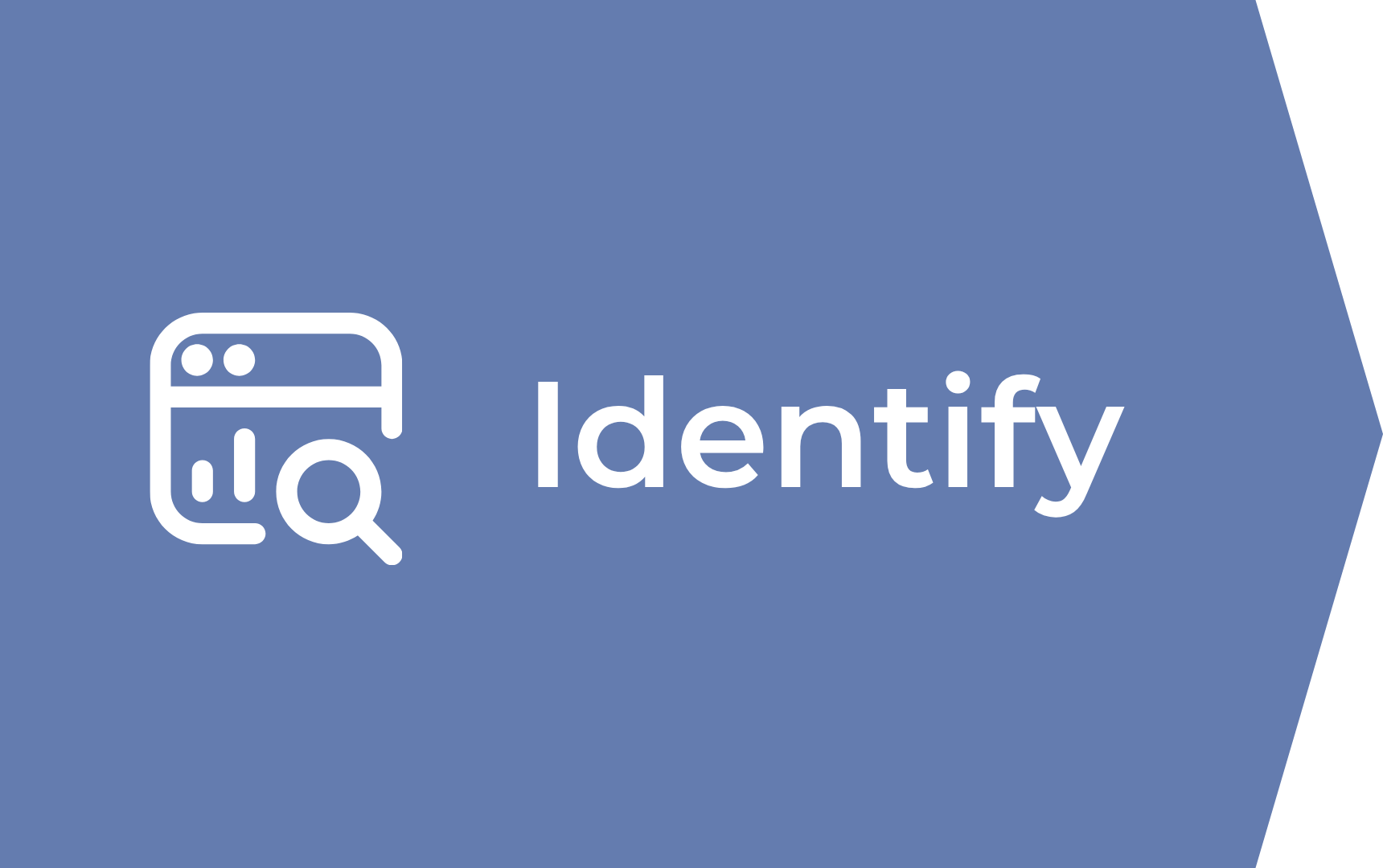 An illustration for the Identify stage of Ripple Publishing.