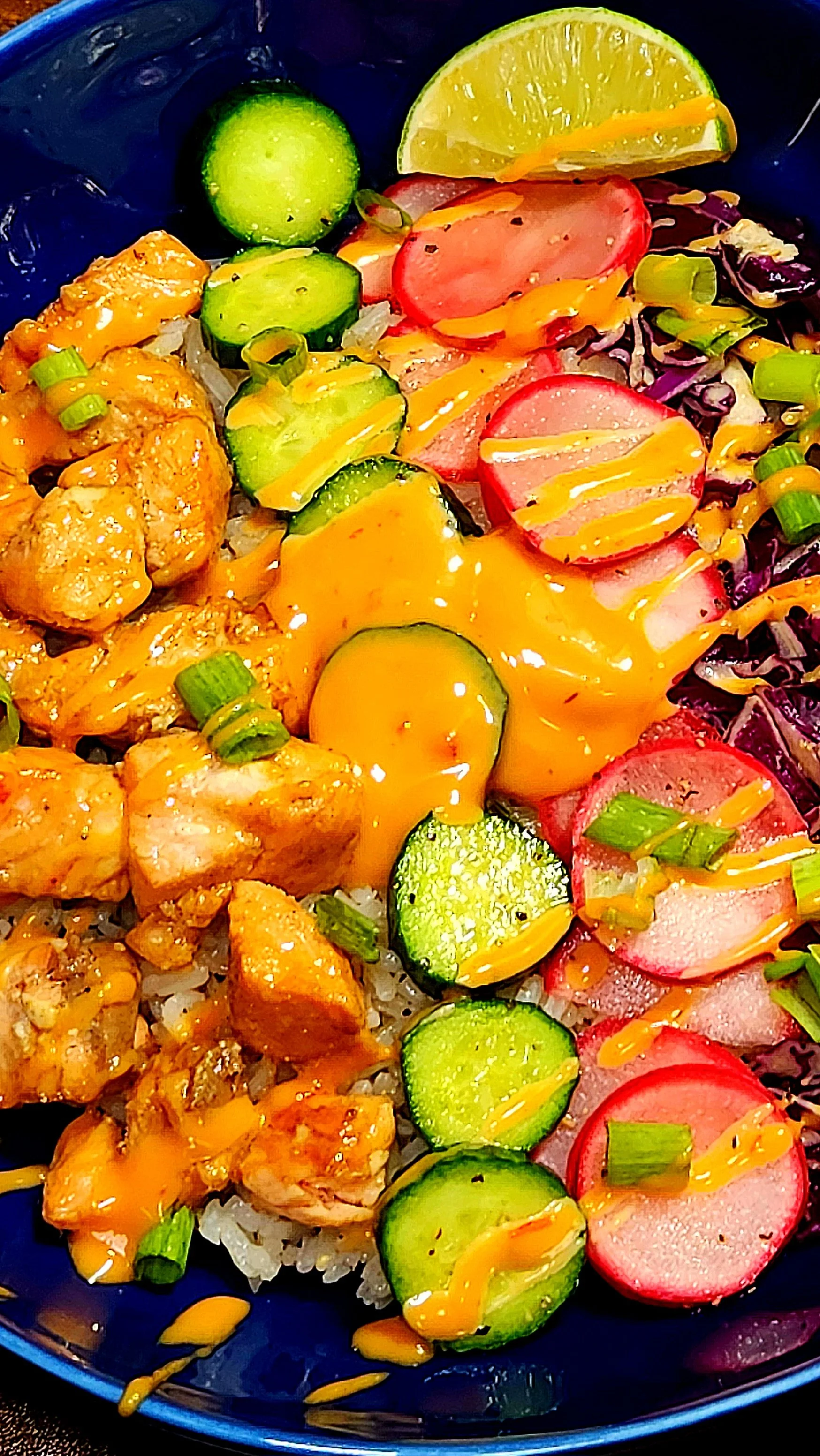 Spicy Poke Bowls