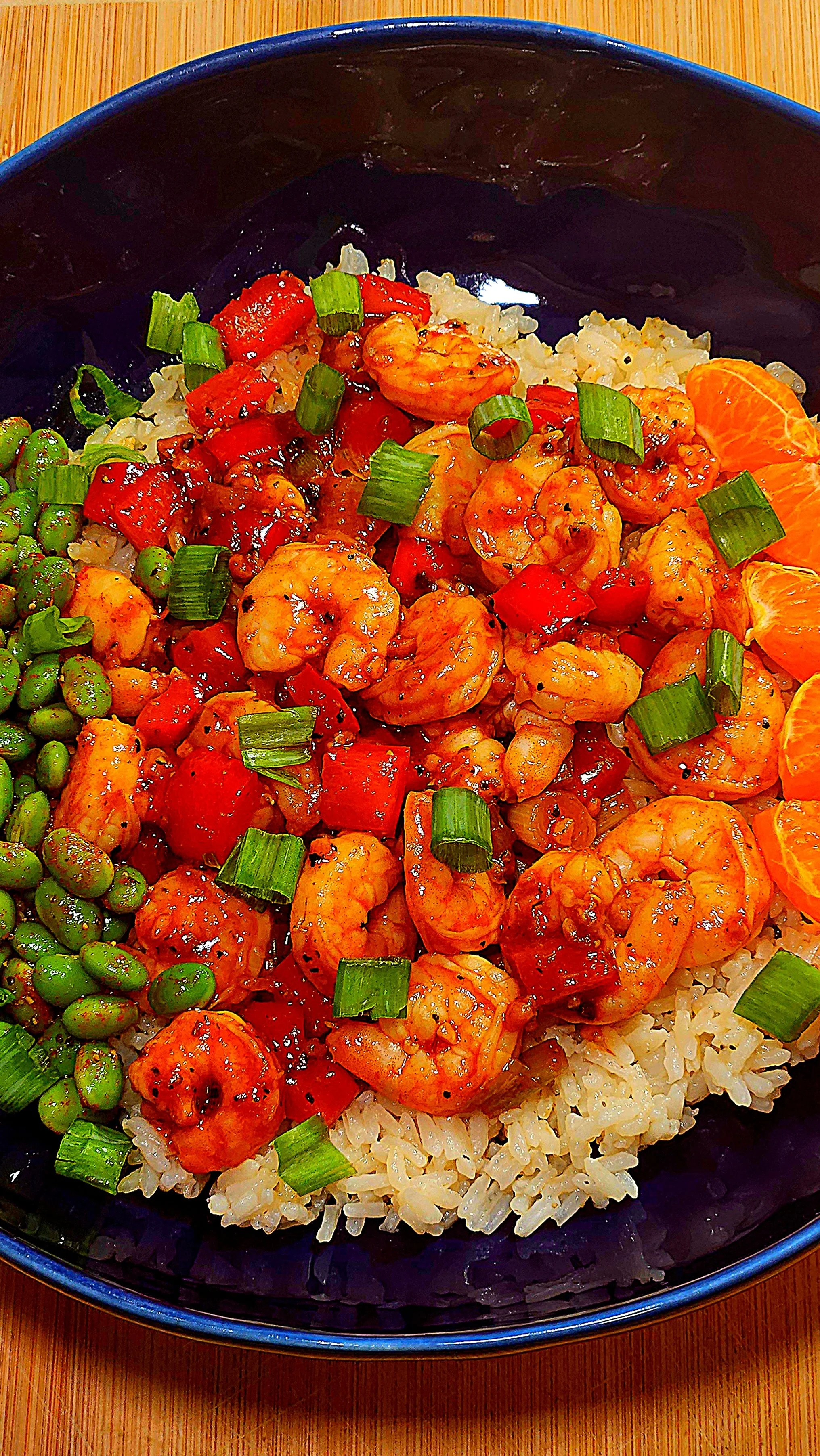 Szechuan Hoisin Shrimp Bowls