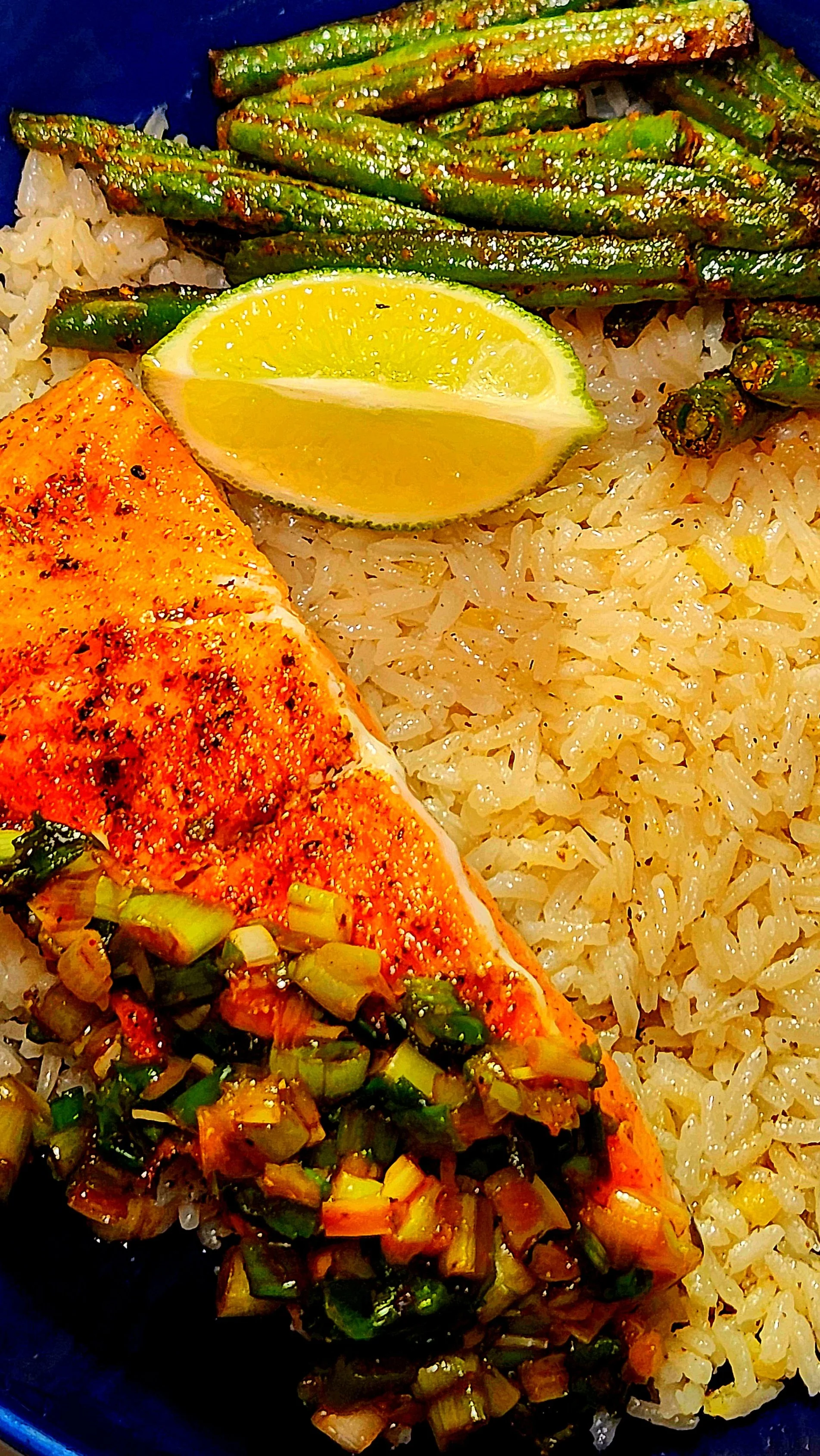 Sriracha Pesto Salmon 
