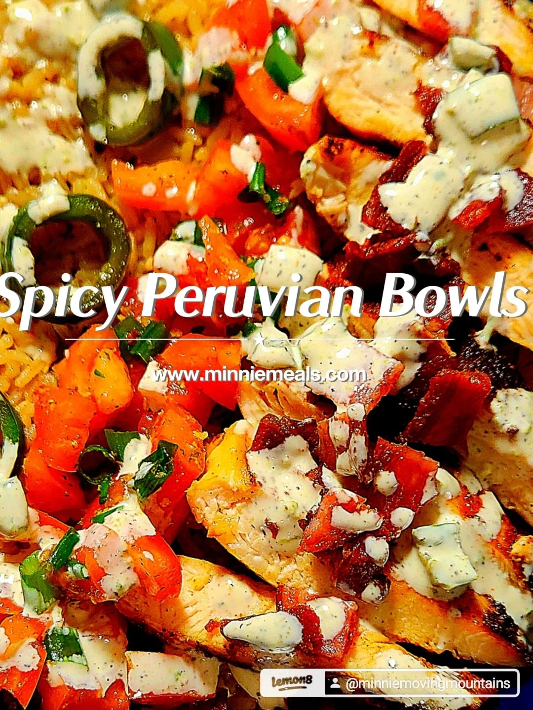 Spicy Peruvian Chicken Bowls