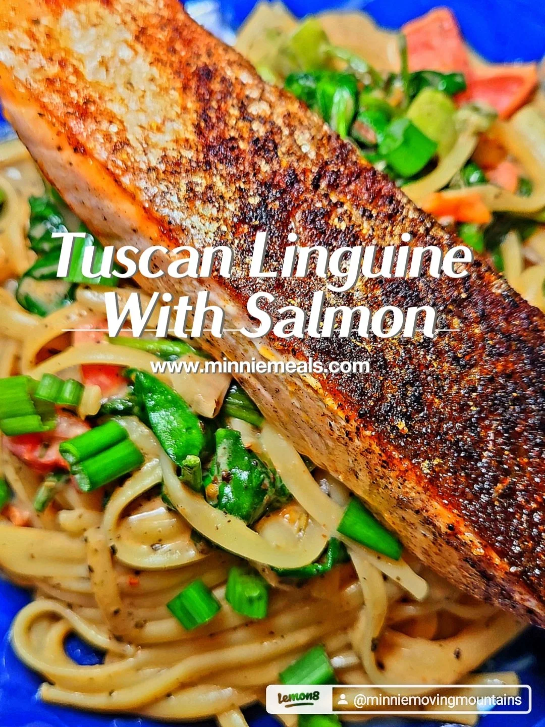Seared Salmon Linguine 