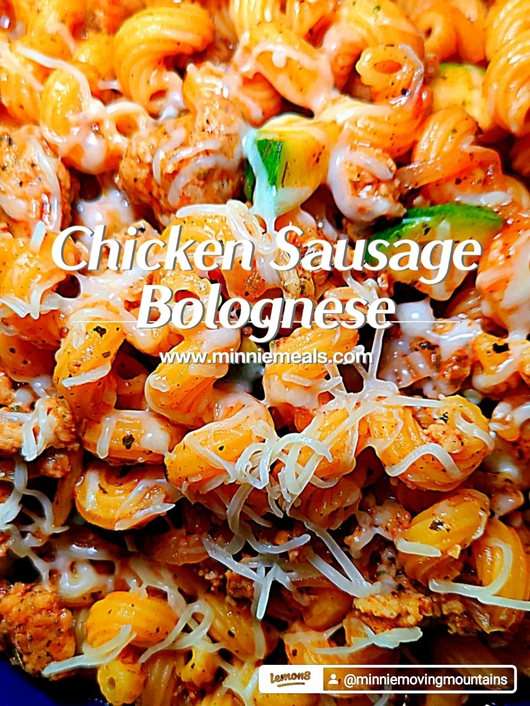 Chicken Sausage Bolognese 