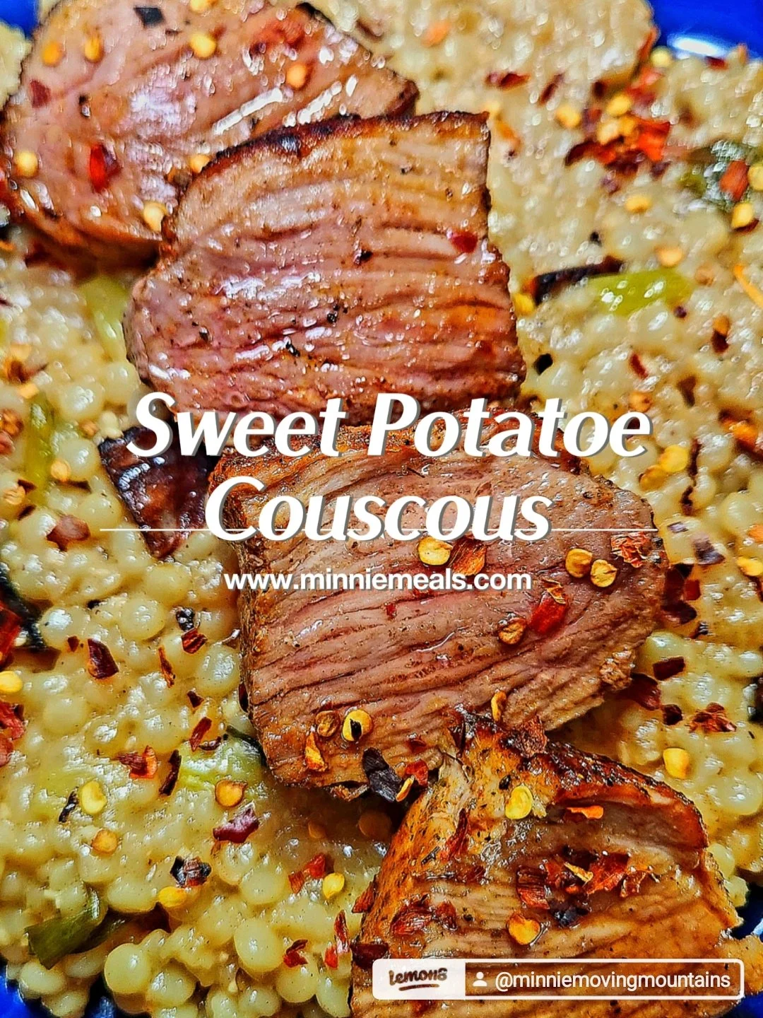 Sweet Potatoe Couscous With Pork