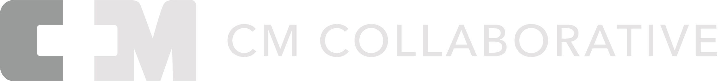 CM Collaborative grey logo on their website.