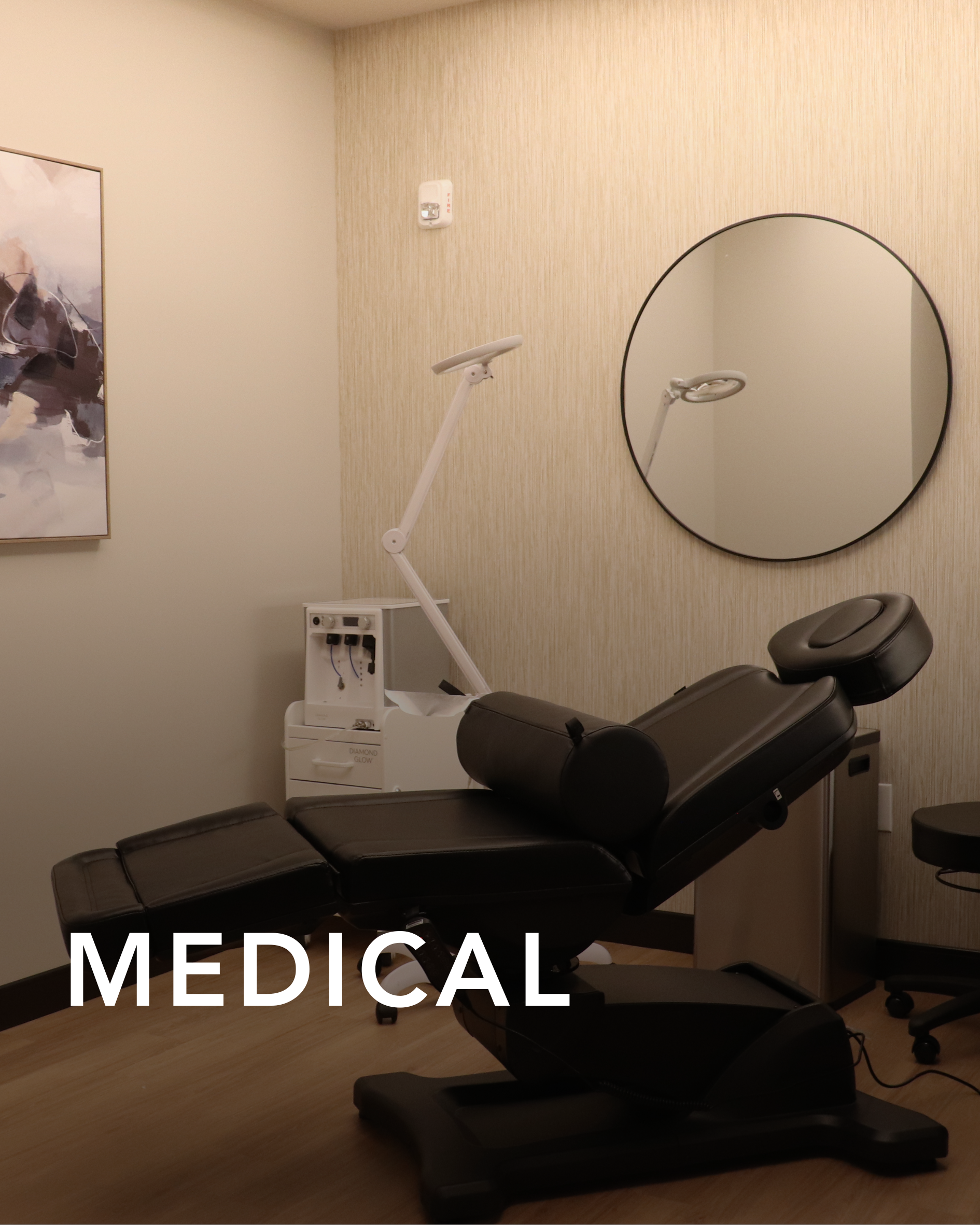 An interior design of a medical office done by CM Collaborative to show that they can do medical design as well.