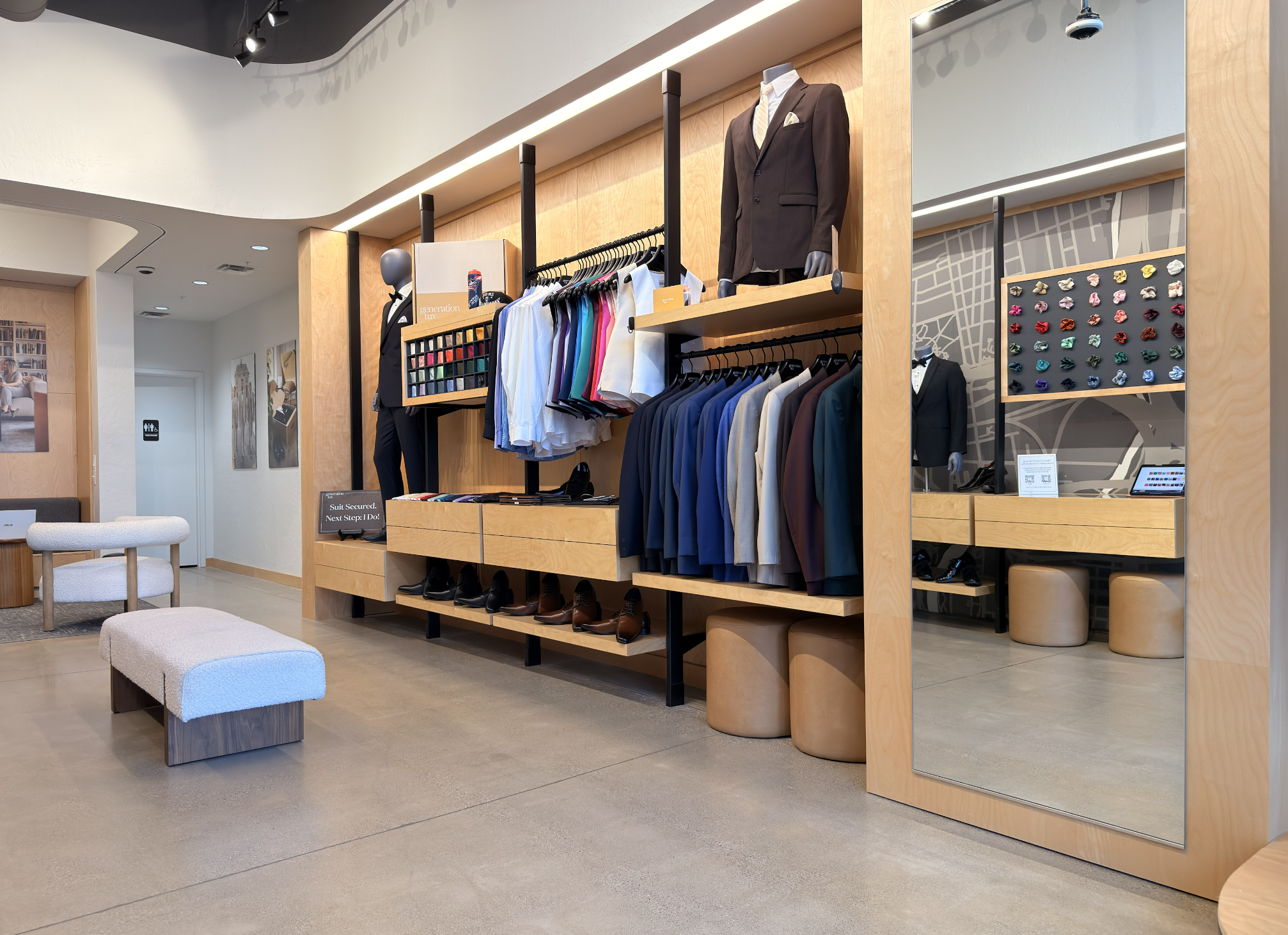 Generation Tux interior design by Columbus Ohio contractors.