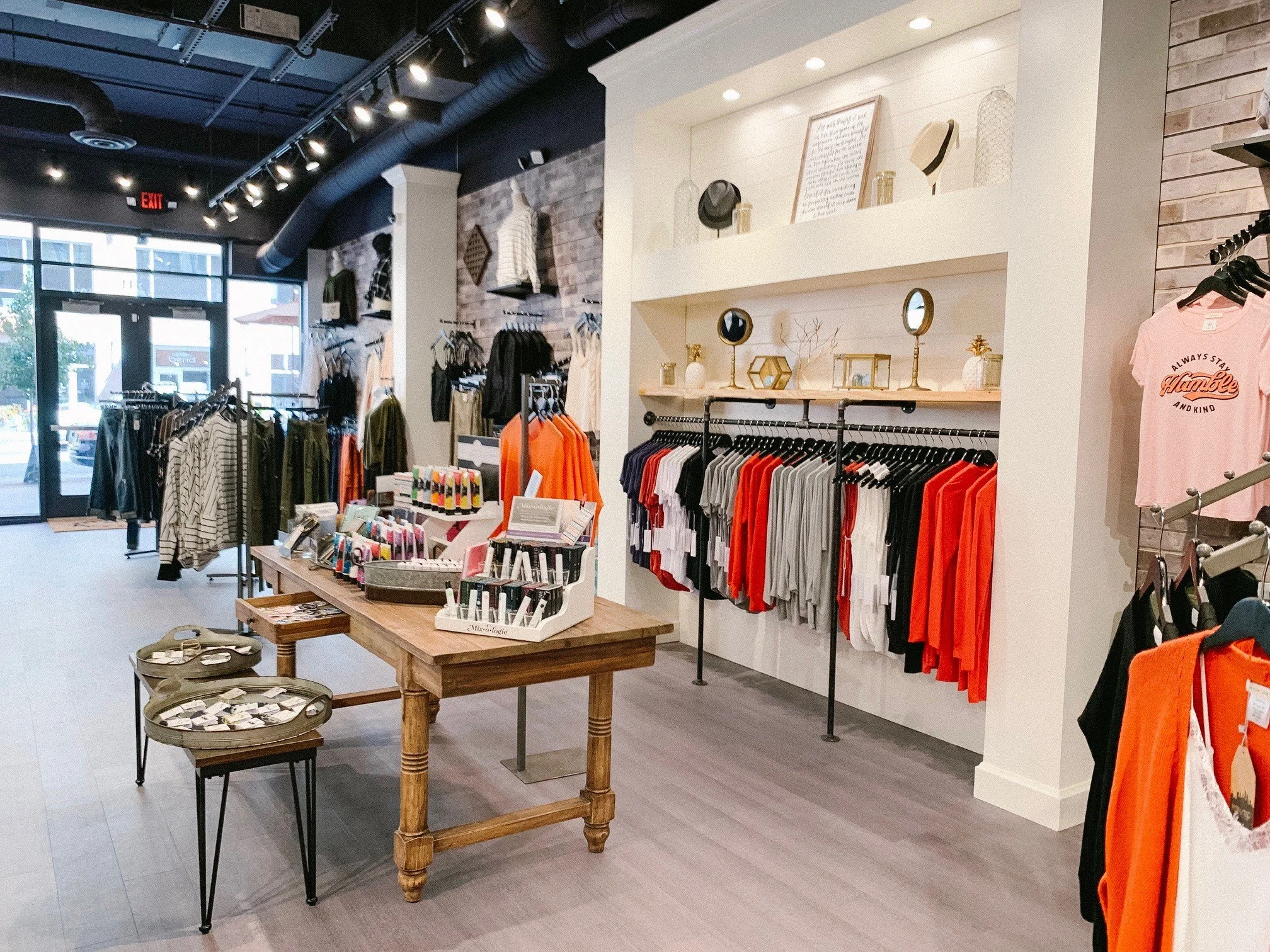 Retail design build contractor work shown through Apricot Lane