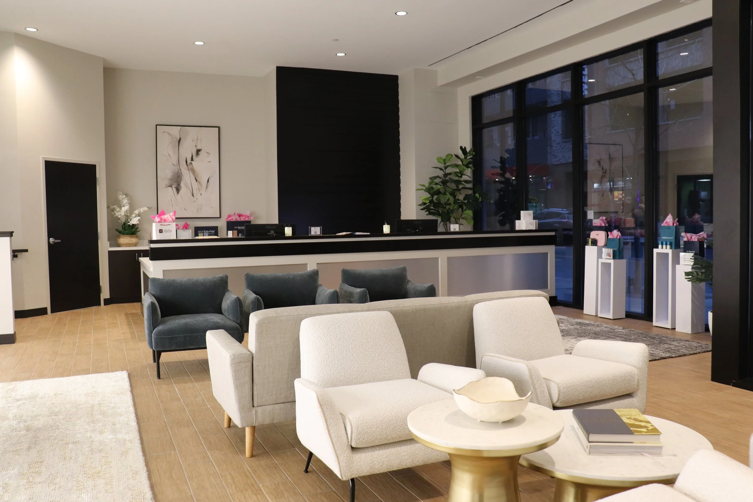 Retail construction services shown through work done by CM Collaborative.