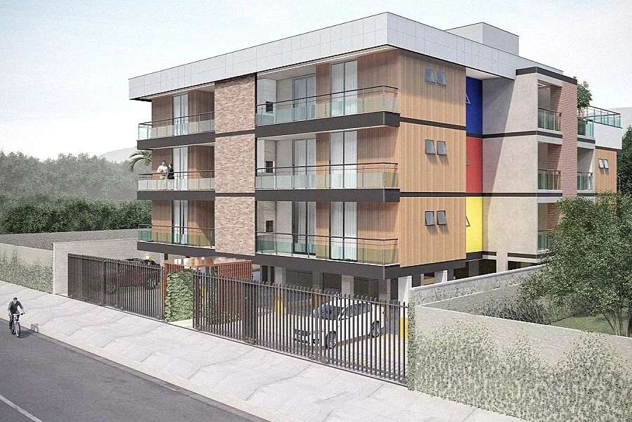 Fachada Lateral do Edifício J. Saboia