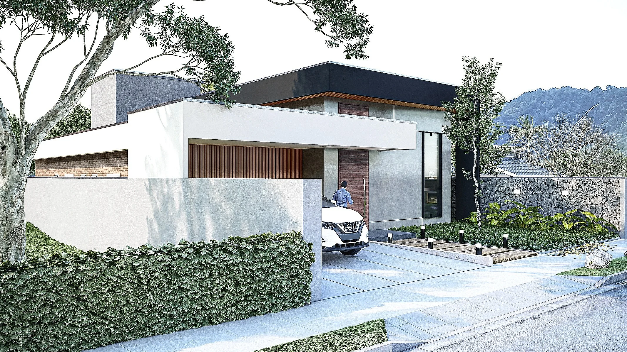 Fachada de casas_ Arquiteto em Caraguatatuba