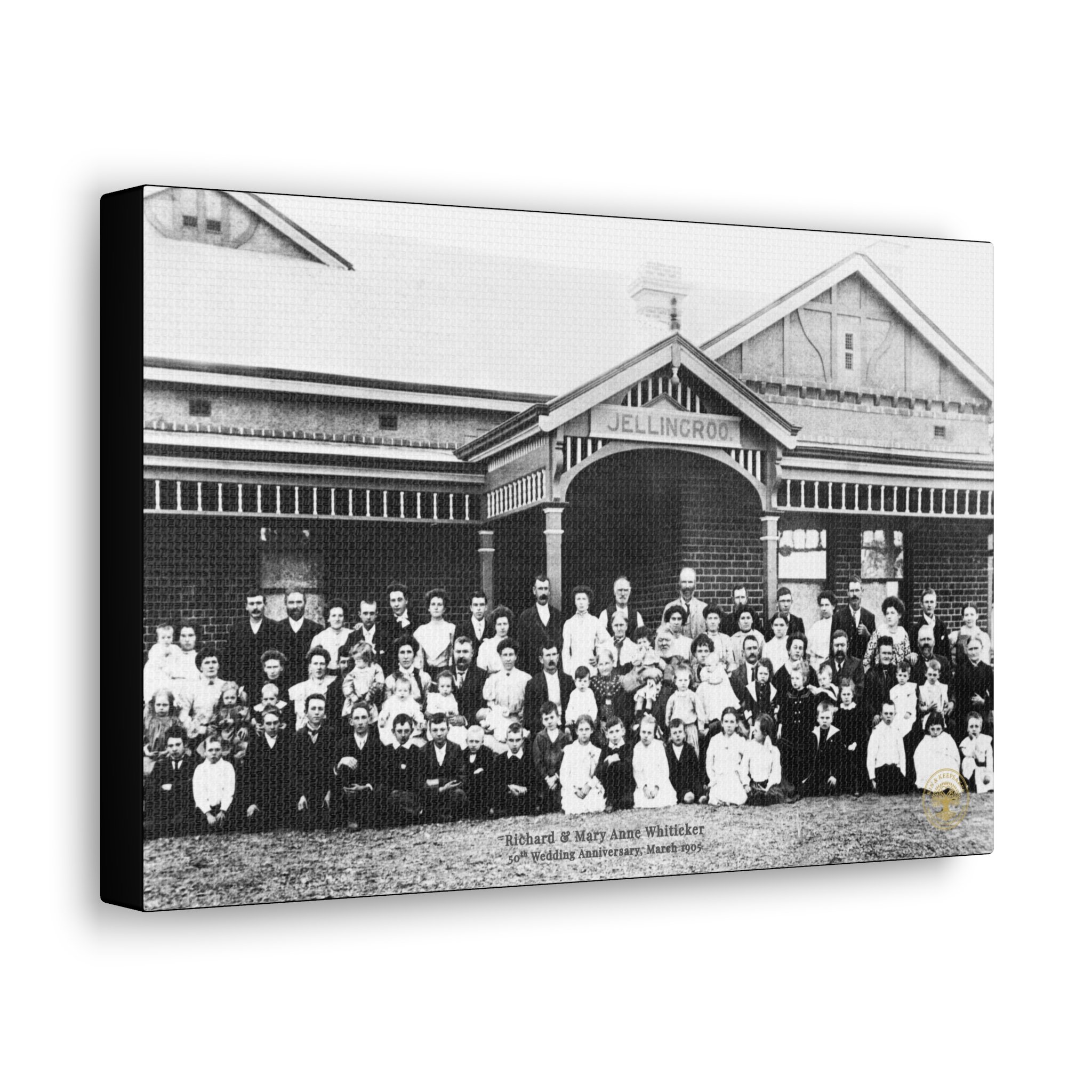 Canvas Wall Art - Whiticker Family of Jellingroo