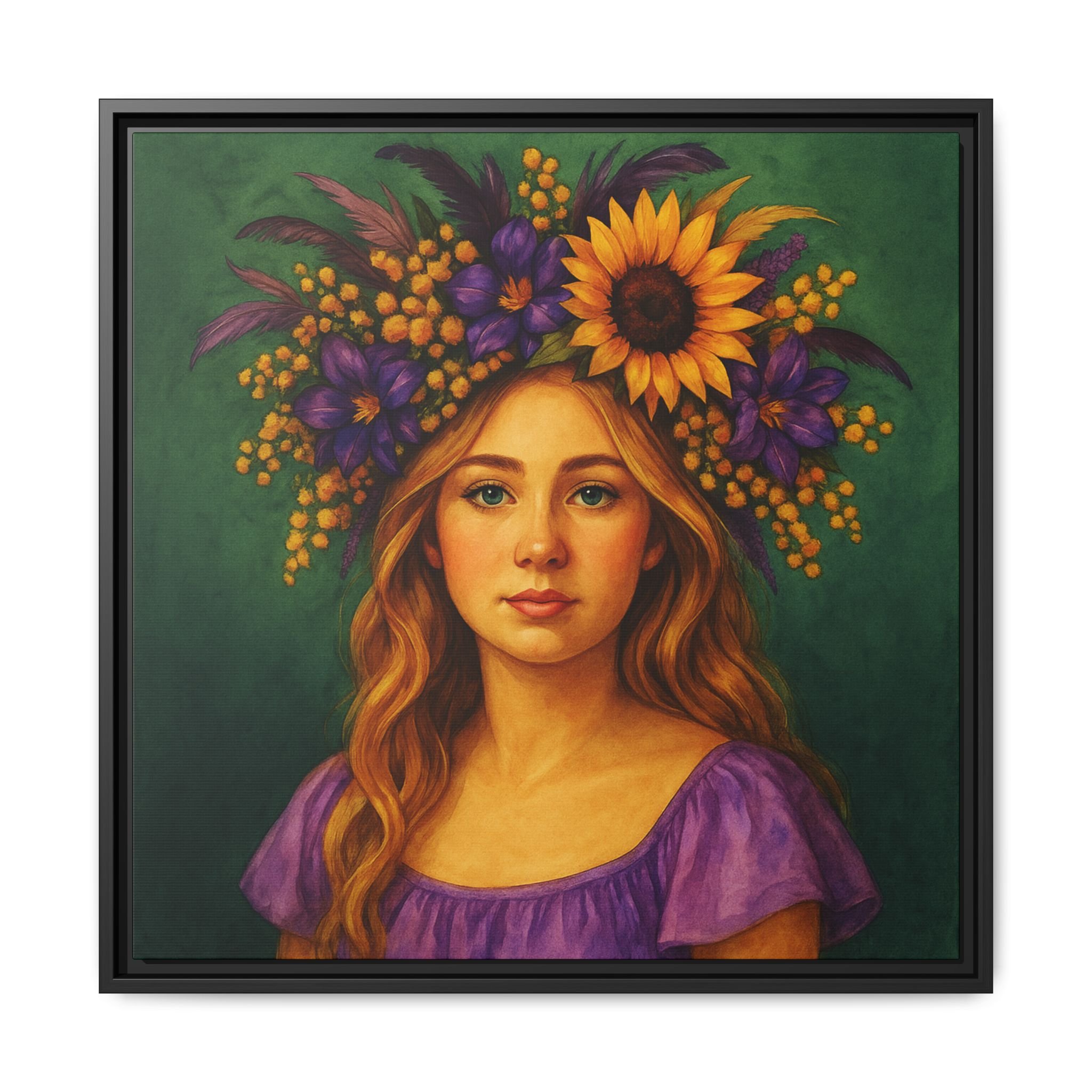 Framed Art Print - "Elara" Spirit of Australian Women, Wild Kin Series