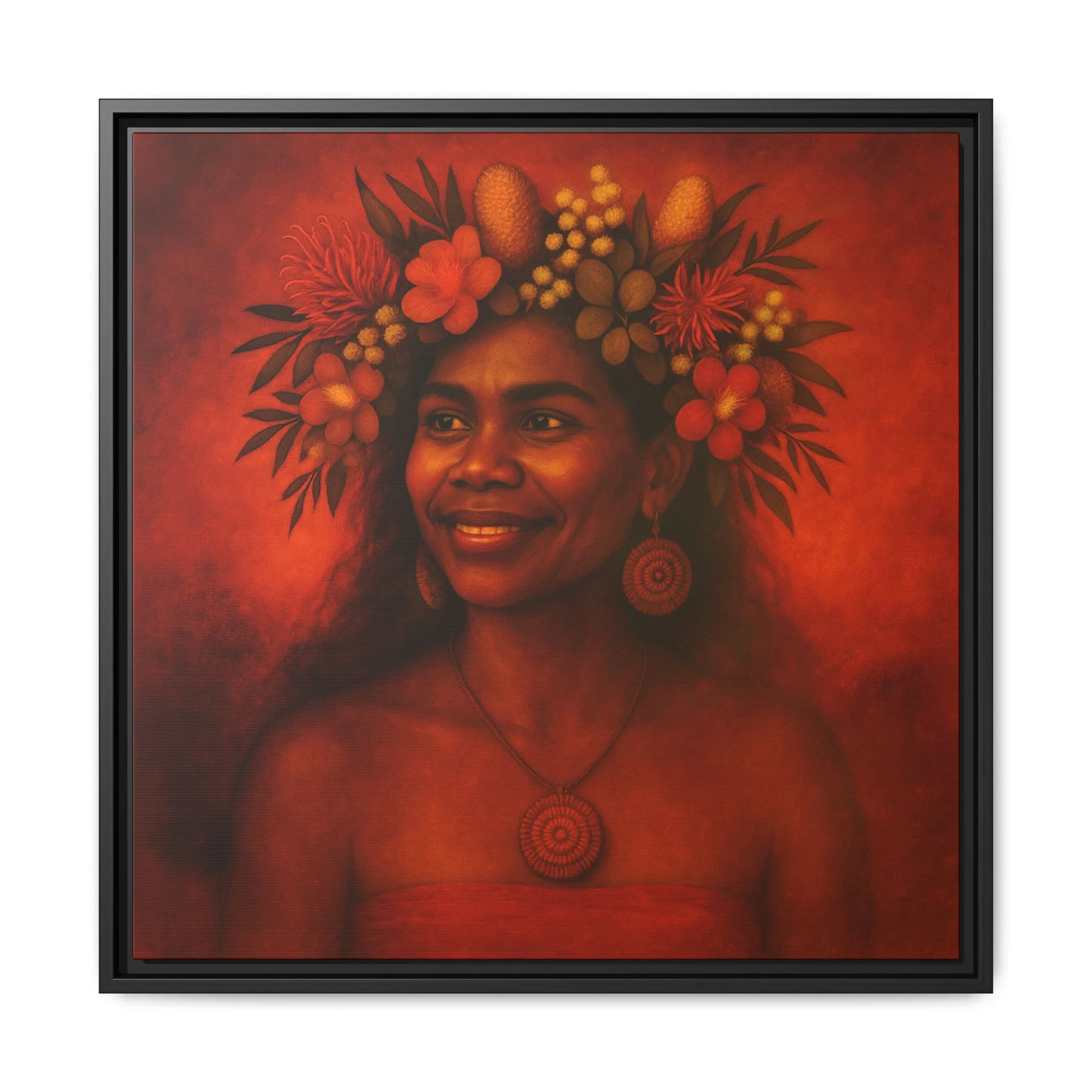 Framed Art Print - "Alinta" Spirit of Arnhem Land, Wild Kin Series