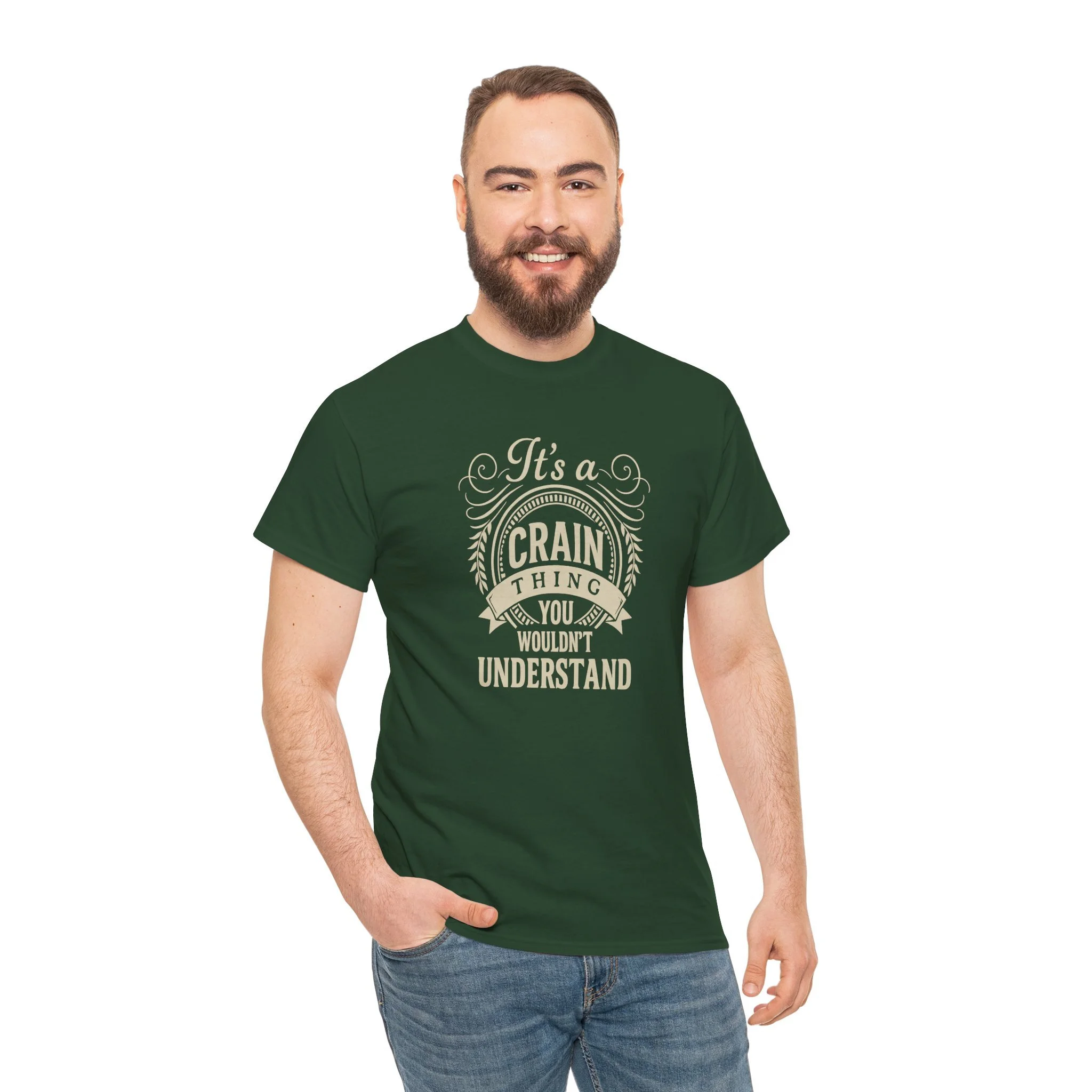 Adults Heavy Cotton™ Tee - "It's A Crain Thing"