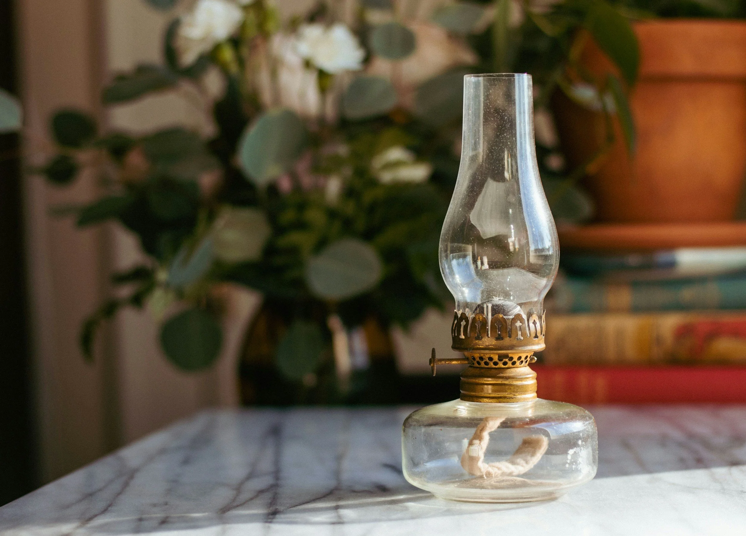 Vintage Oil Lamp