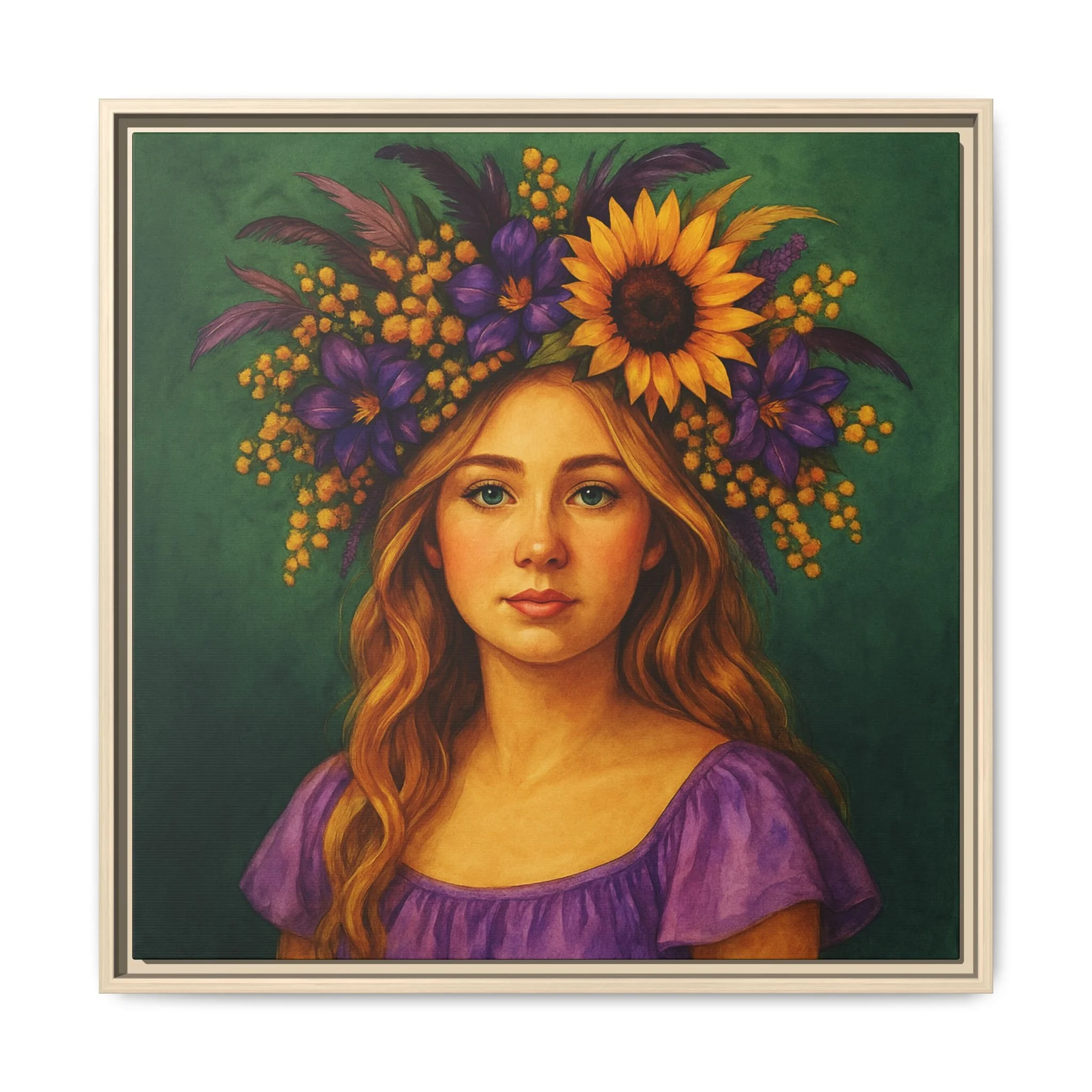 Elara, Spirit of the Darling Downs (QLD) Framed Art Print - Spirit of Australian Women, Wild Kin Series