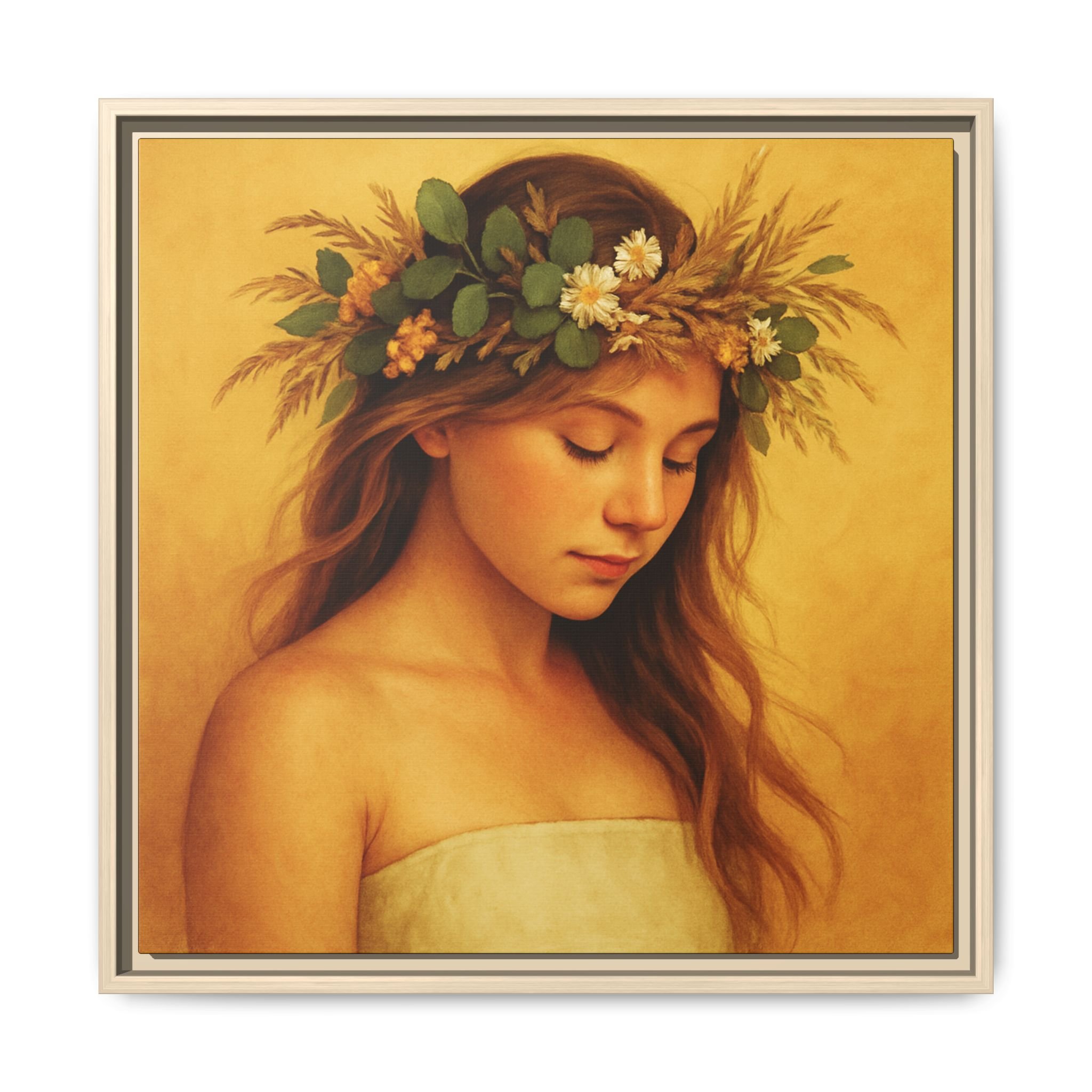 Maeva, Spirit of Australia's Agricultural Heart, Framed Art Print - Spirit of Australian Women, Wild Kin Series