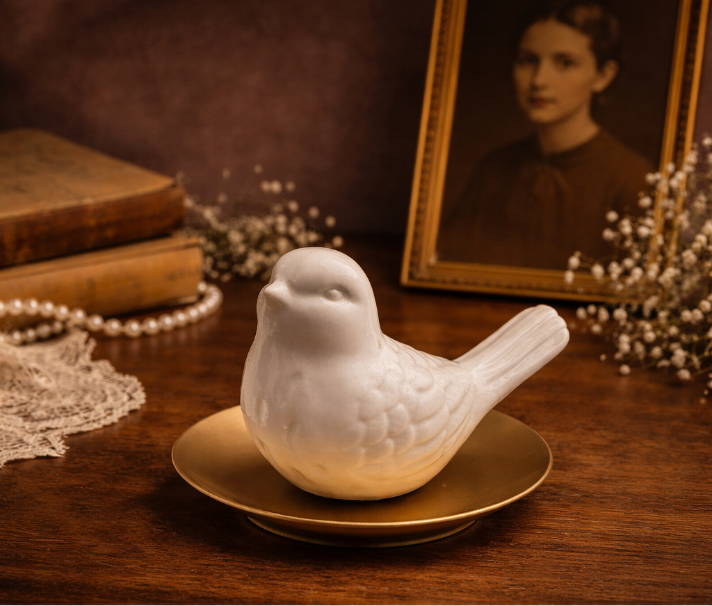 Vintage bird figurine ©️ Kin & Keepsakes