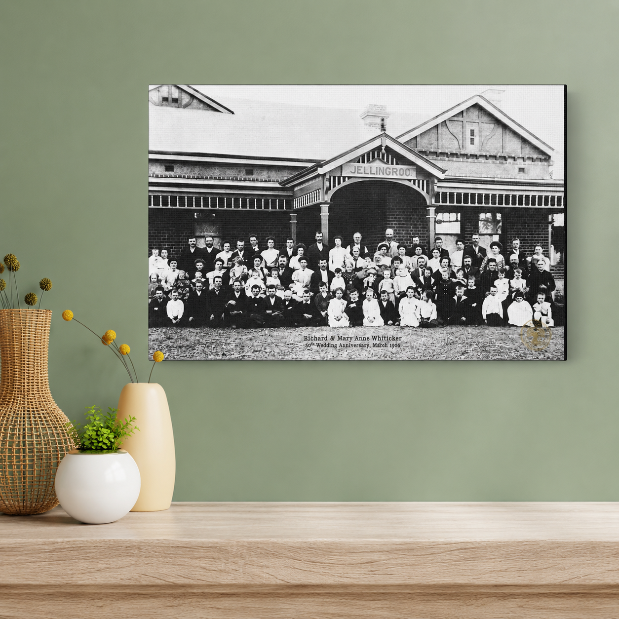 Whiticker Family of Jellingroo, Mundarlo, Australia - Heritage Wall Art