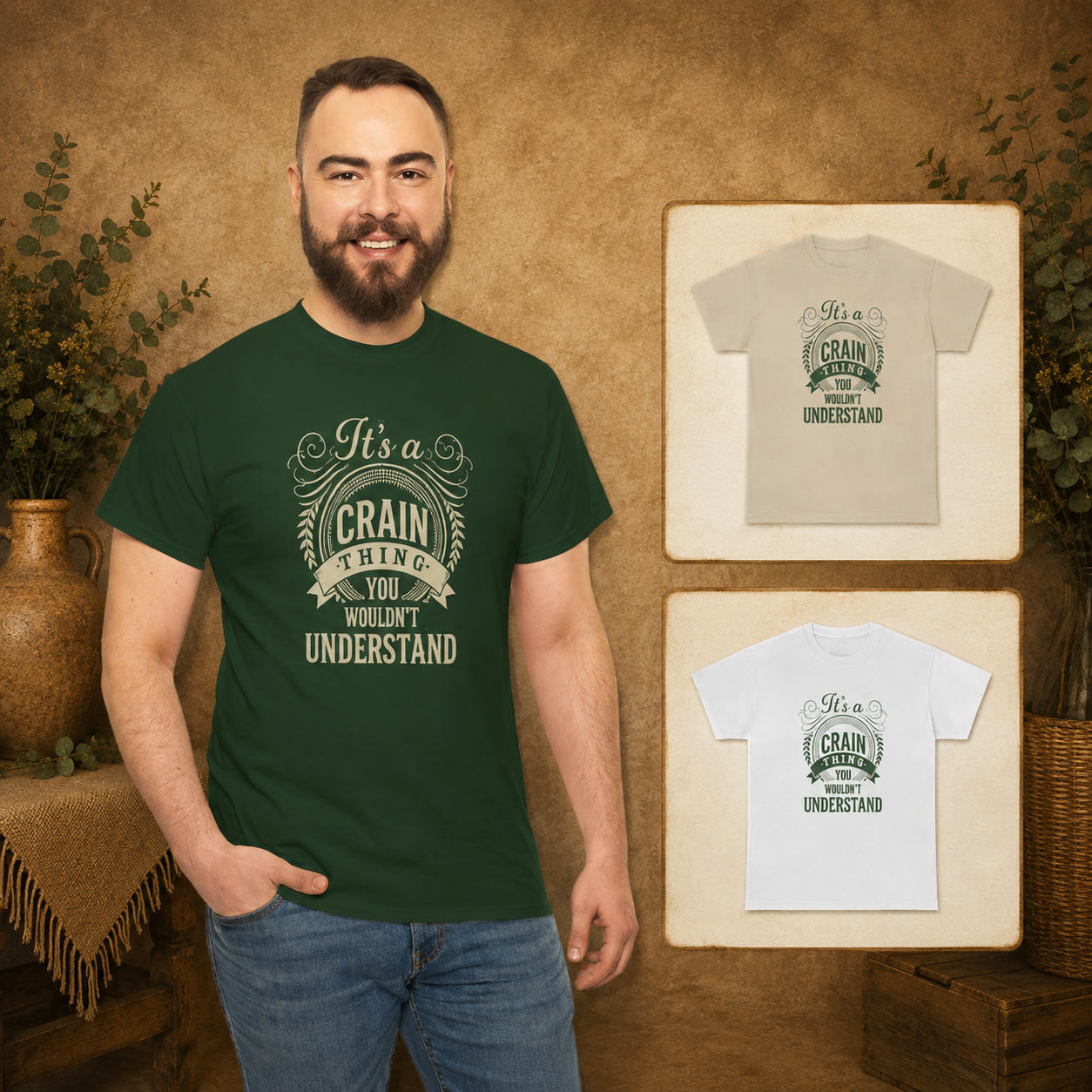 "It's A Crain Thing" Adults Cotton Tee