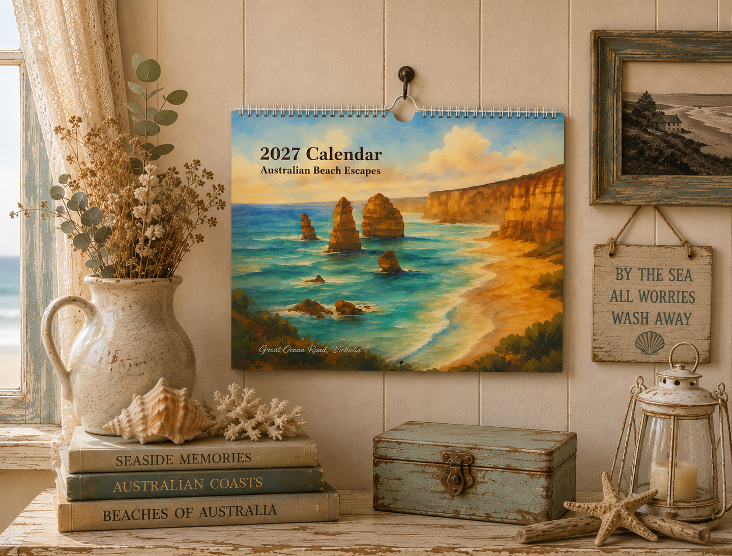 2027 Australian Beach Escapes Art Calendar
