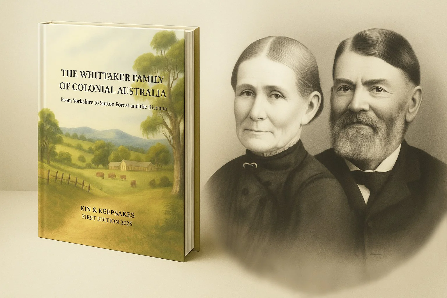 Whittaker Whiticker Whitticker Family of Colonial Australia Book  by Kin & Keepsakes