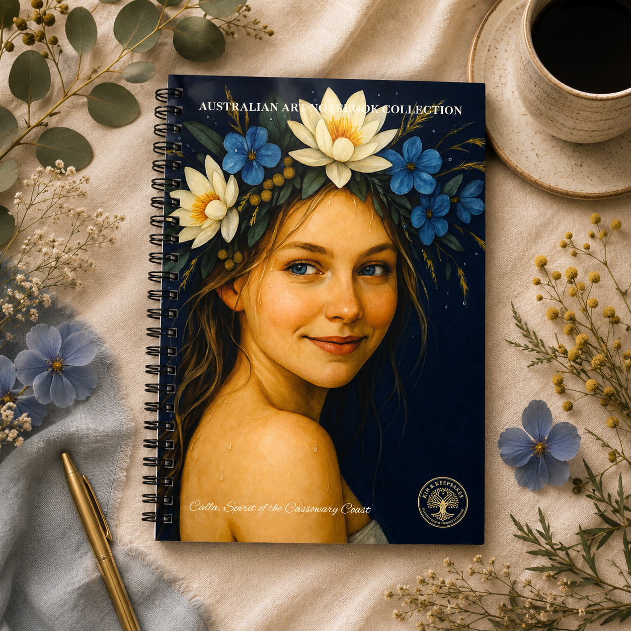 Calla, Spirit of the Cassowary Coast (QLD), Australian Notebook Collection - Spirit of Australian Women, Wild Kin Series
