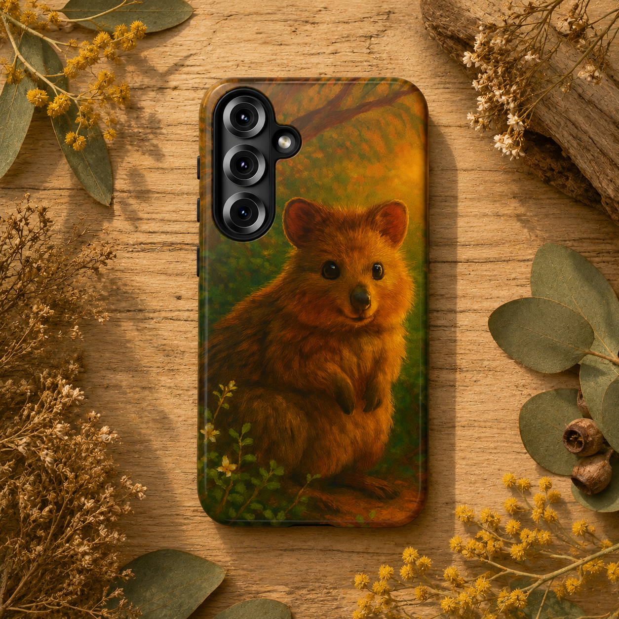 Protective Phone Case - Quokka in the Bush