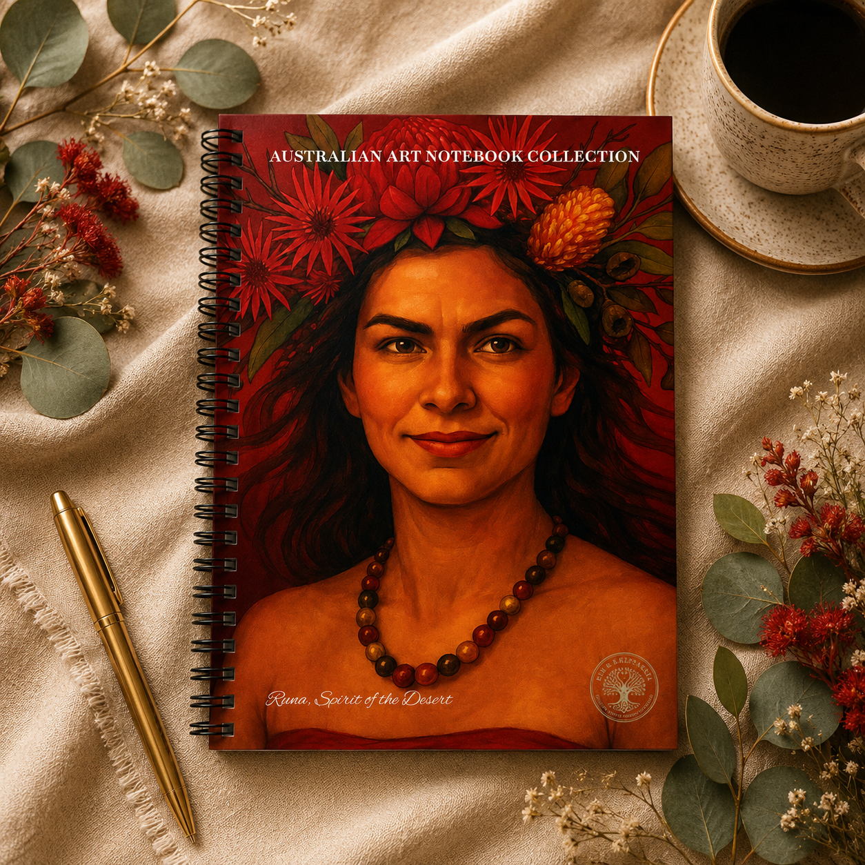 Runa, Spirit of the Desert, Australian Notebook Collection - Spirit of Australian Women, Wild Kin Series