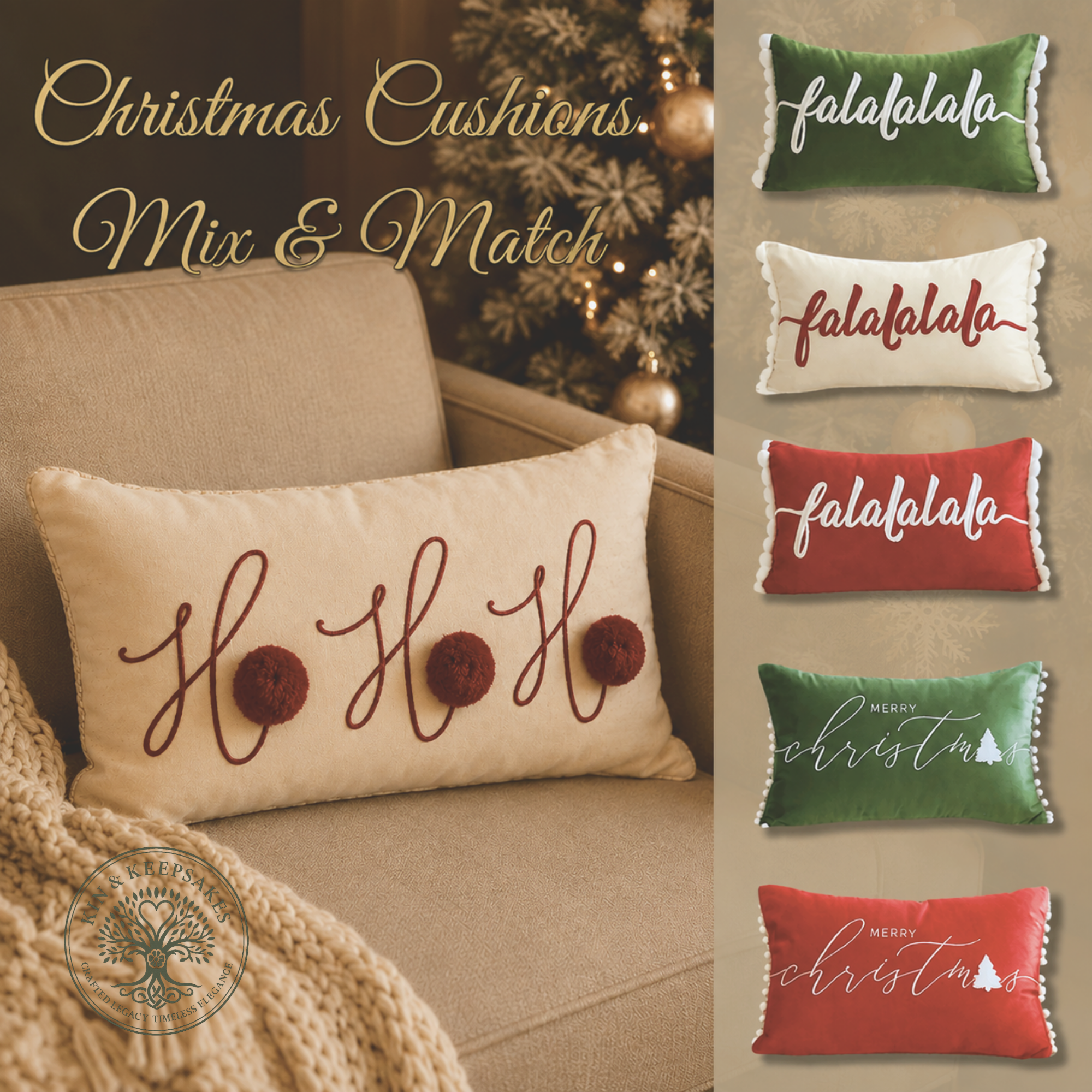 Christmas Cushions - Mix & Match
