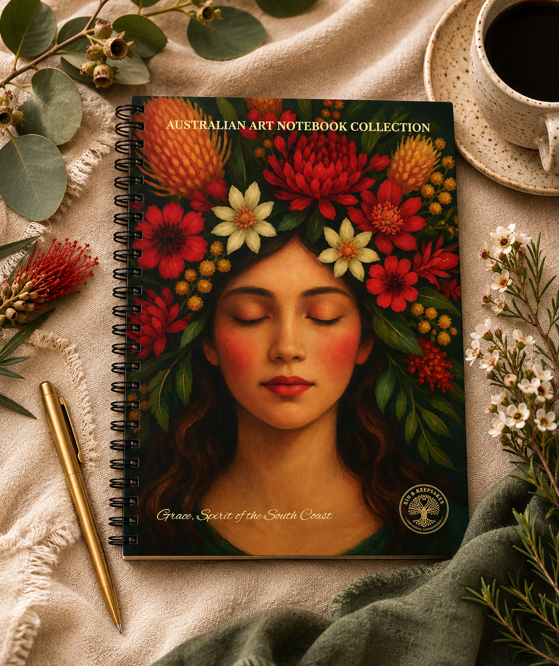 Grace, Spirit of the South Coast (NSW), Australian Notebook Collection - Spirit of Australian Women, Wild Kin Series