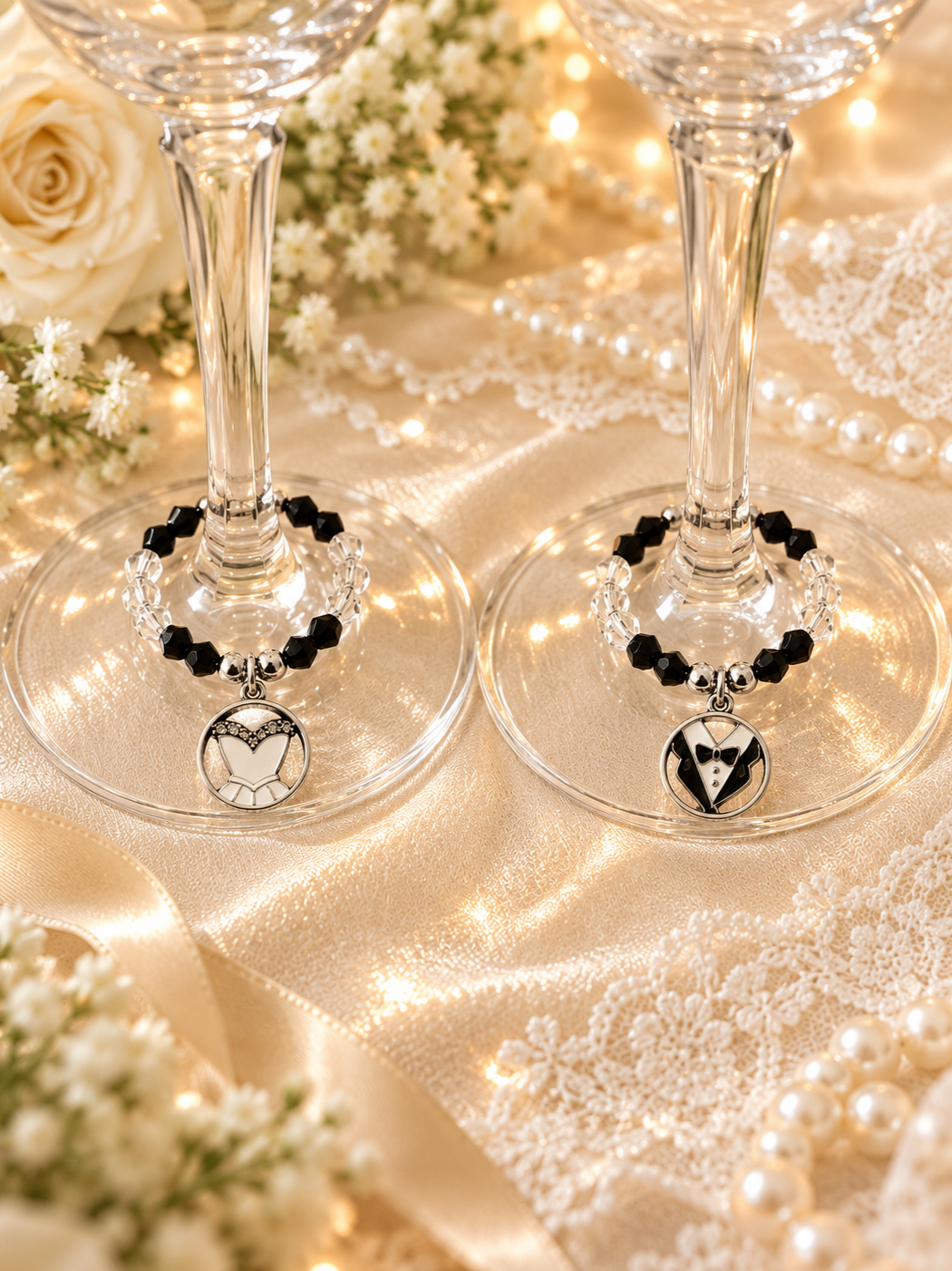 Wine Charm Duos - Mr & Mrs
