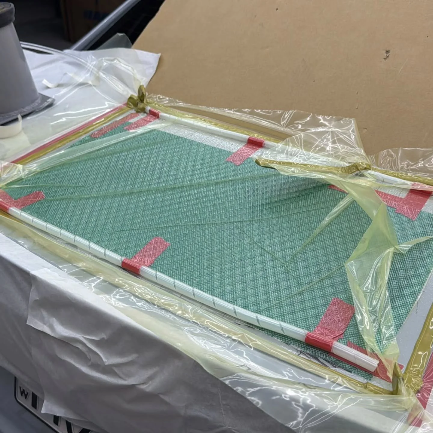 M2C F87 in progress, @carbonsix_ rear gt wing base plate