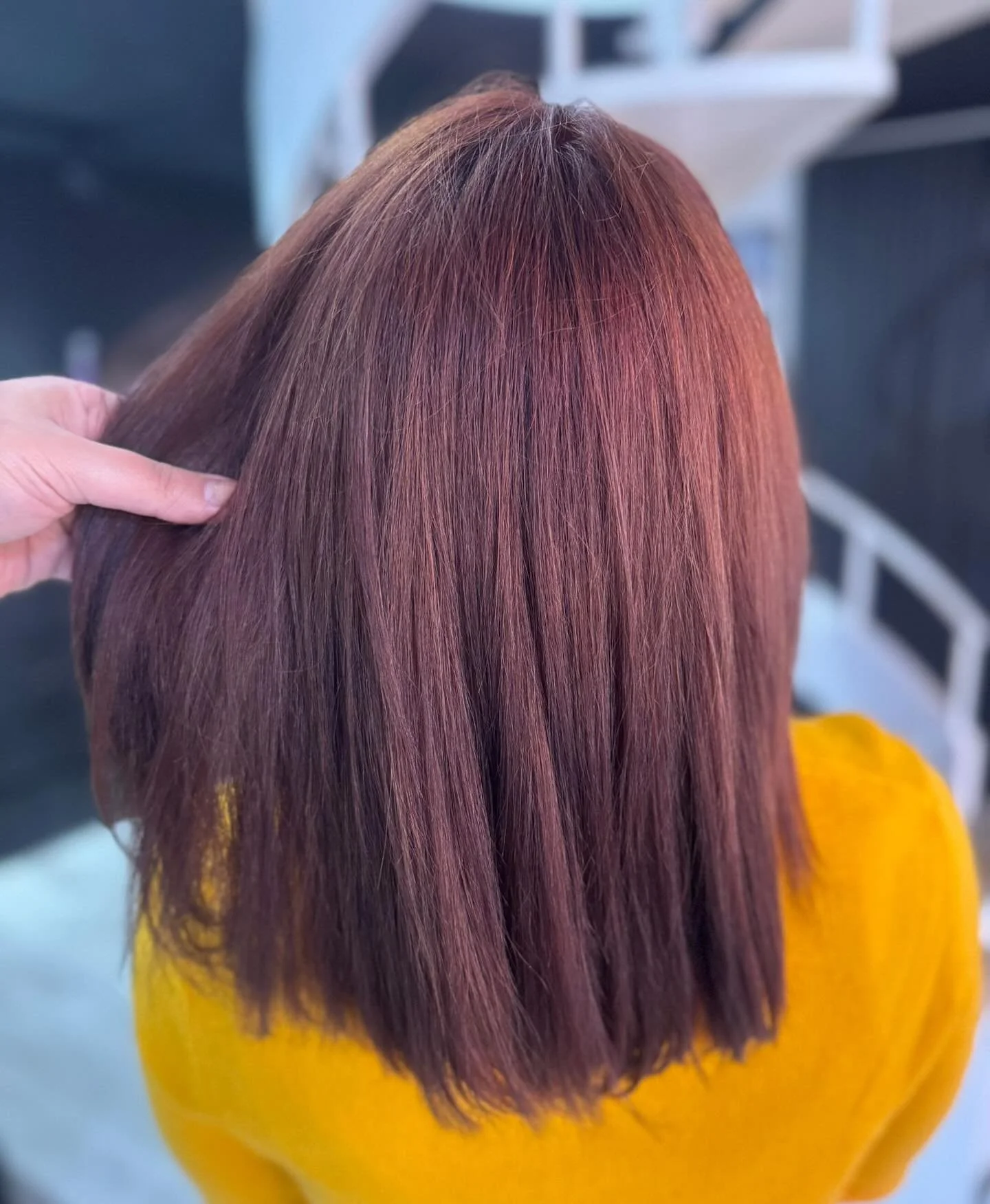 From 🖤 to ❤️. 
#autmnvibes🍁🍃🍂 #newhair❤️ #redhair #moroccanoil #straubing #regensburg