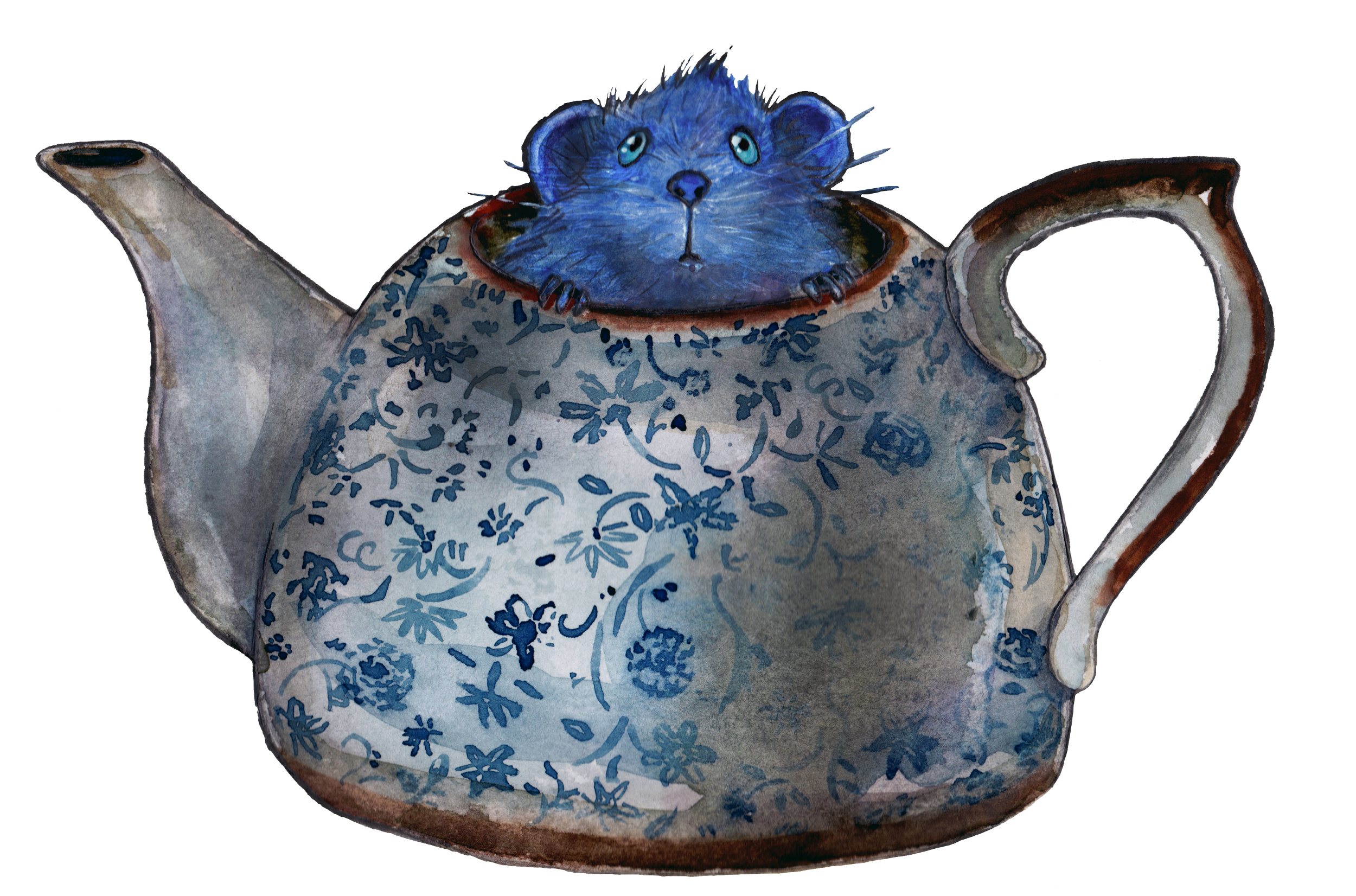Ceylon inside his teapot