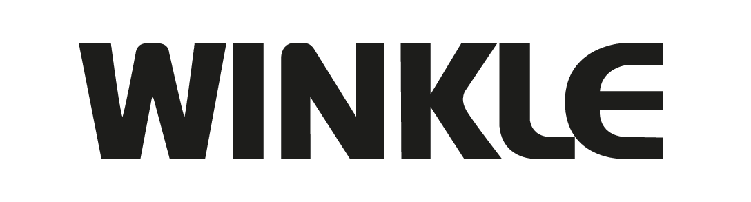 The word 'WINKLE' displayed in large, black, stylized font on a black background.