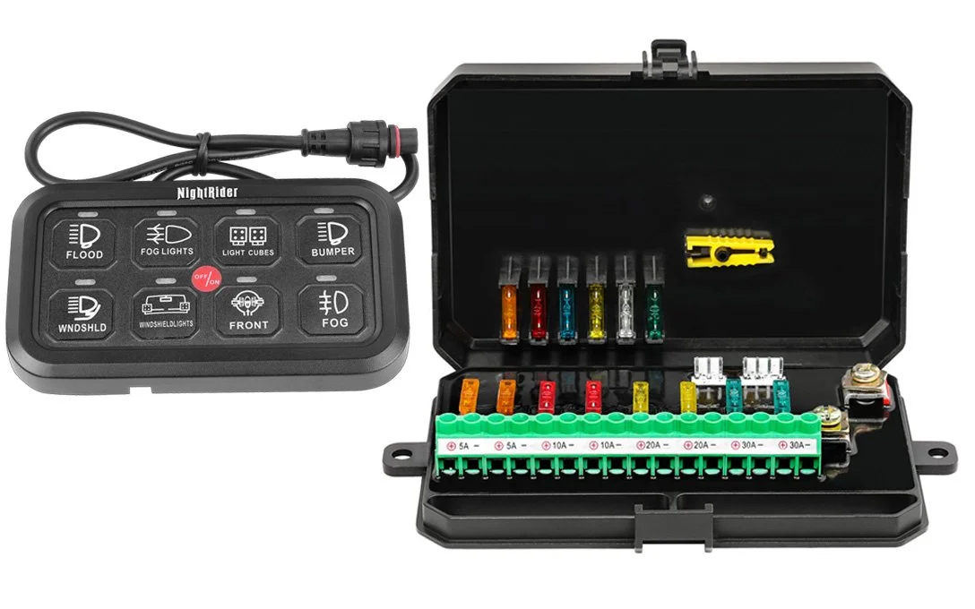 Universal 8 Gang Switch Panel - NWSB-8