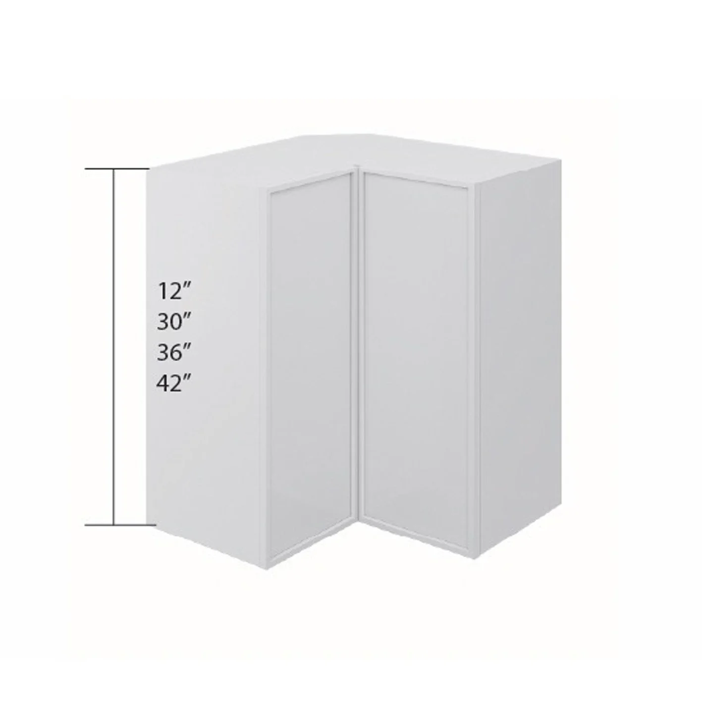 Kitchen Wall Easy Reach Corner Cabinet - Folding Door