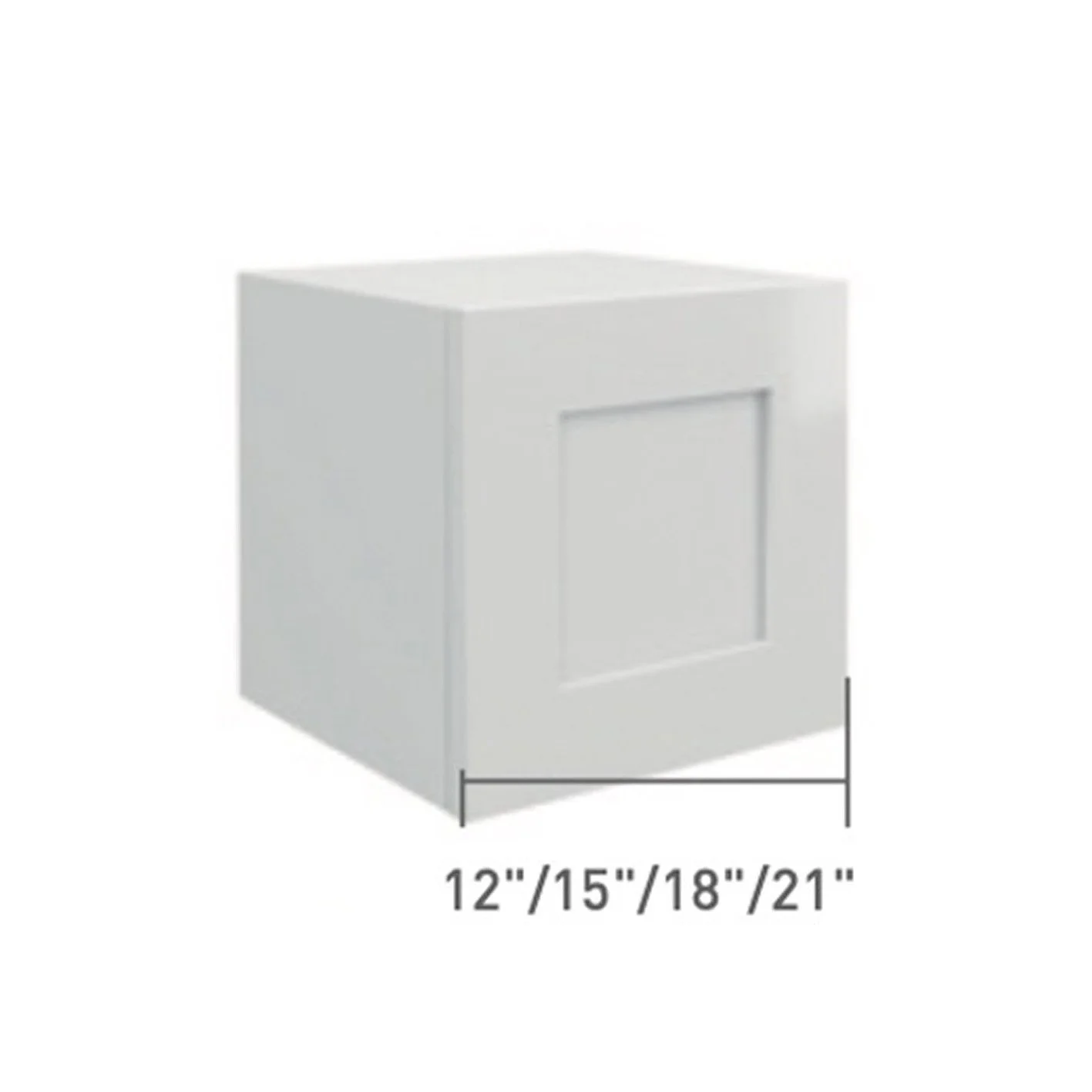 Kitchen Wall Short Cabinet - H12" Full Door