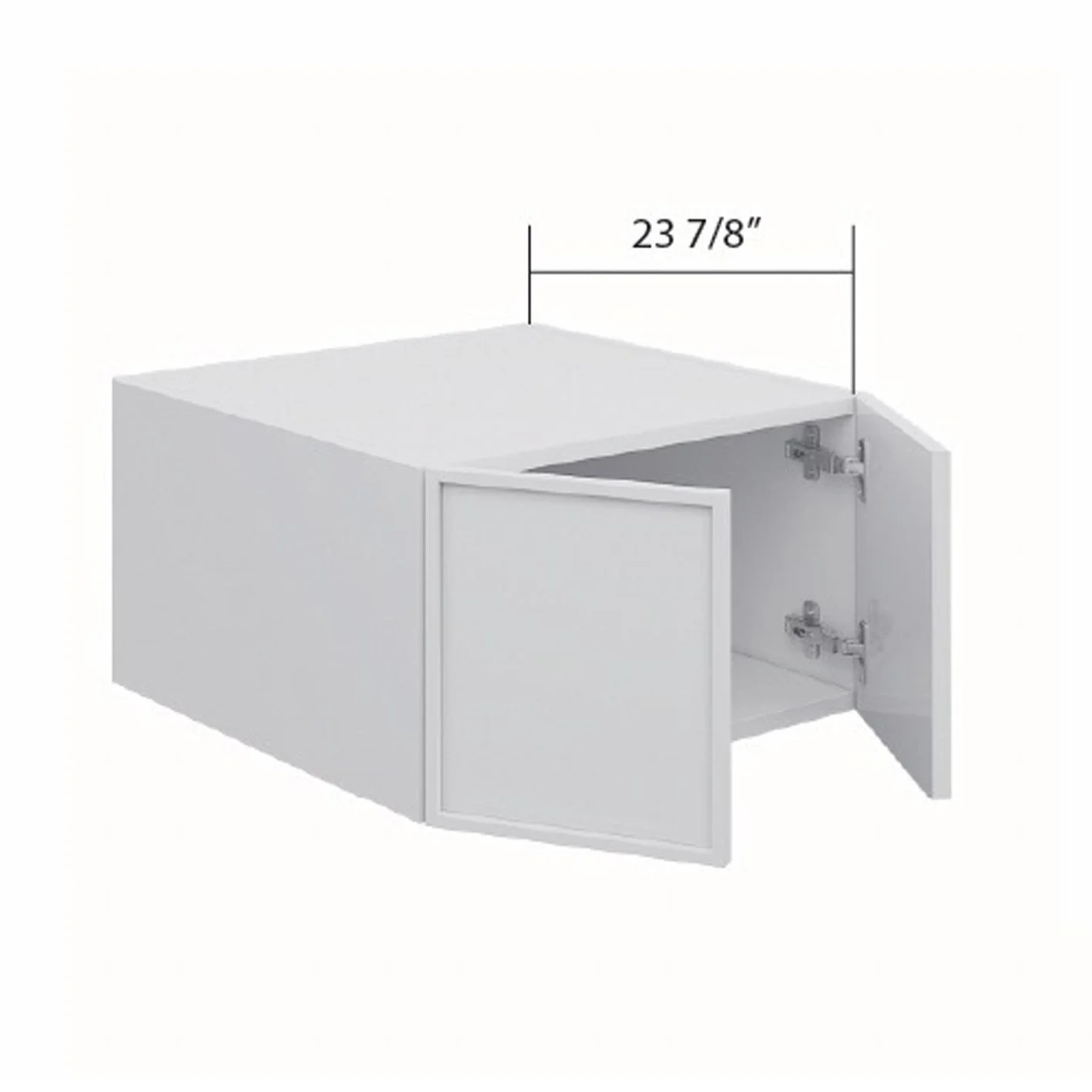 Kitchen Wall Fridge Cabinet - H18" & H24" Double Door