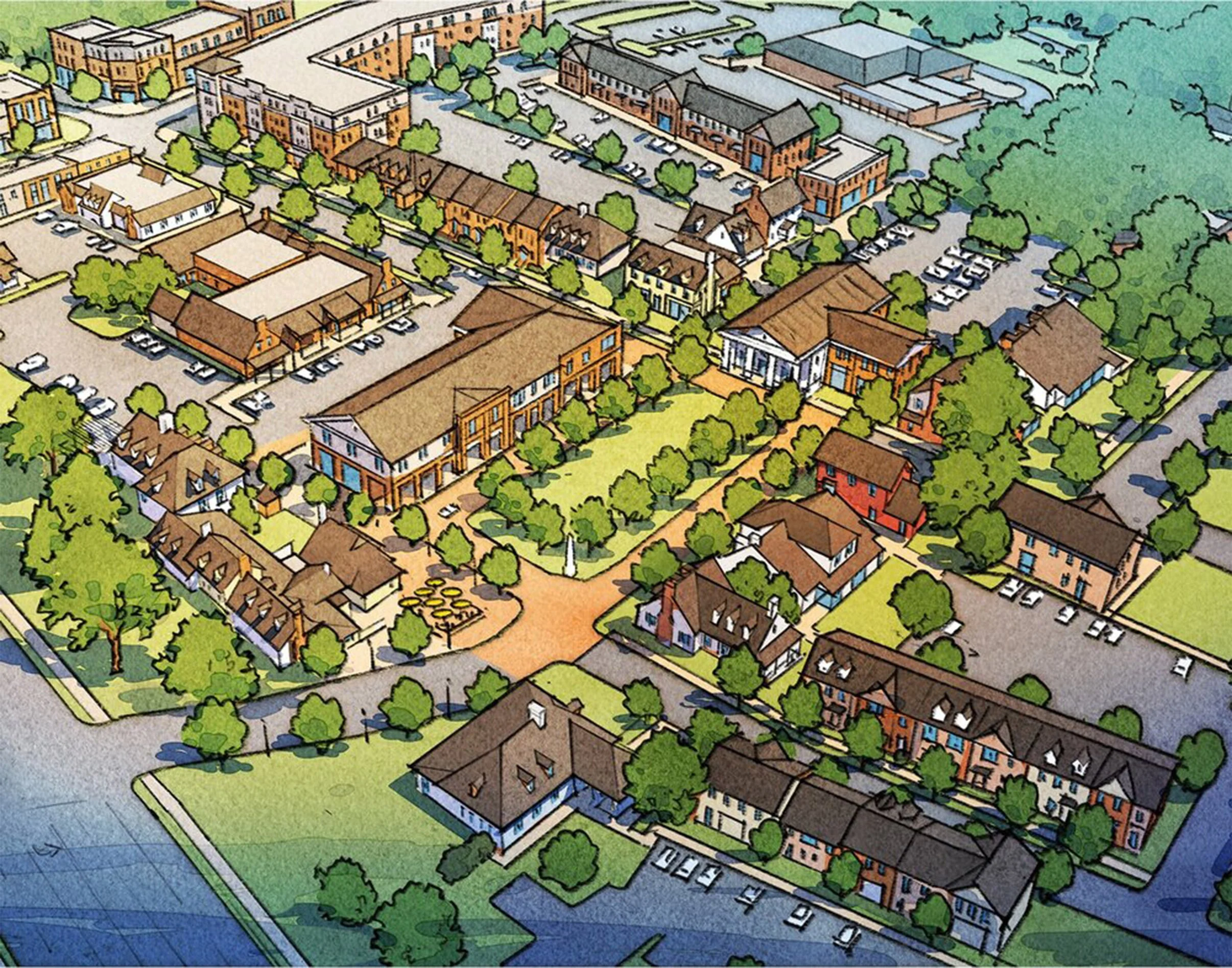  
  Midlothian Special Area Plan   Midlothian, Va. 
   Midlothian Special Area Plan     Client: &nbsp;&nbsp;Chesterfield County, Virginia 
 Location: &nbsp;&nbsp;Midlothian, Va.
 Size: &nbsp;&nbsp;400 acres
 Type:  &nbsp;&nbsp;Infill; Code
 Transect 